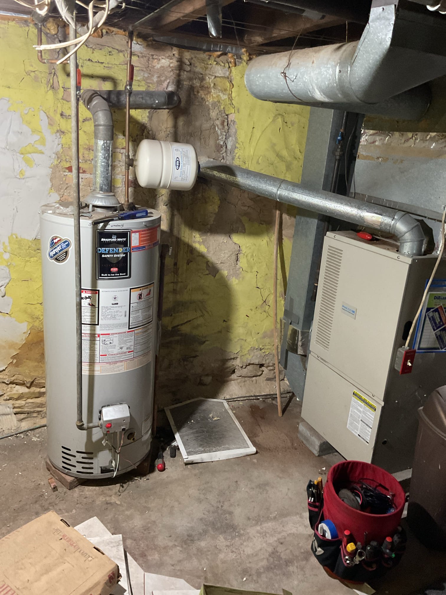 Luis 11-11-25 customer called in for no heat. 120,000 Btu 80% gas furnace philco. Found system off upon arrival. Turned power and test operation found unit off on rollout issue. Found broken rollout safety switch. Bypassed service for testing purposes. Combustion test ok I inspect heat exchanger found lot of rust and heavily corroded areas. Inducer assembly makes noise and pull higher amps than normal. Chimney base is full of Debris. Heater is too big for the house there are only 5 supply runs and one central return. Would recommend getting an estimate to replace system we will install correct size heater and potentially do some duct modifications. Home comfort consultant to come later on today. 