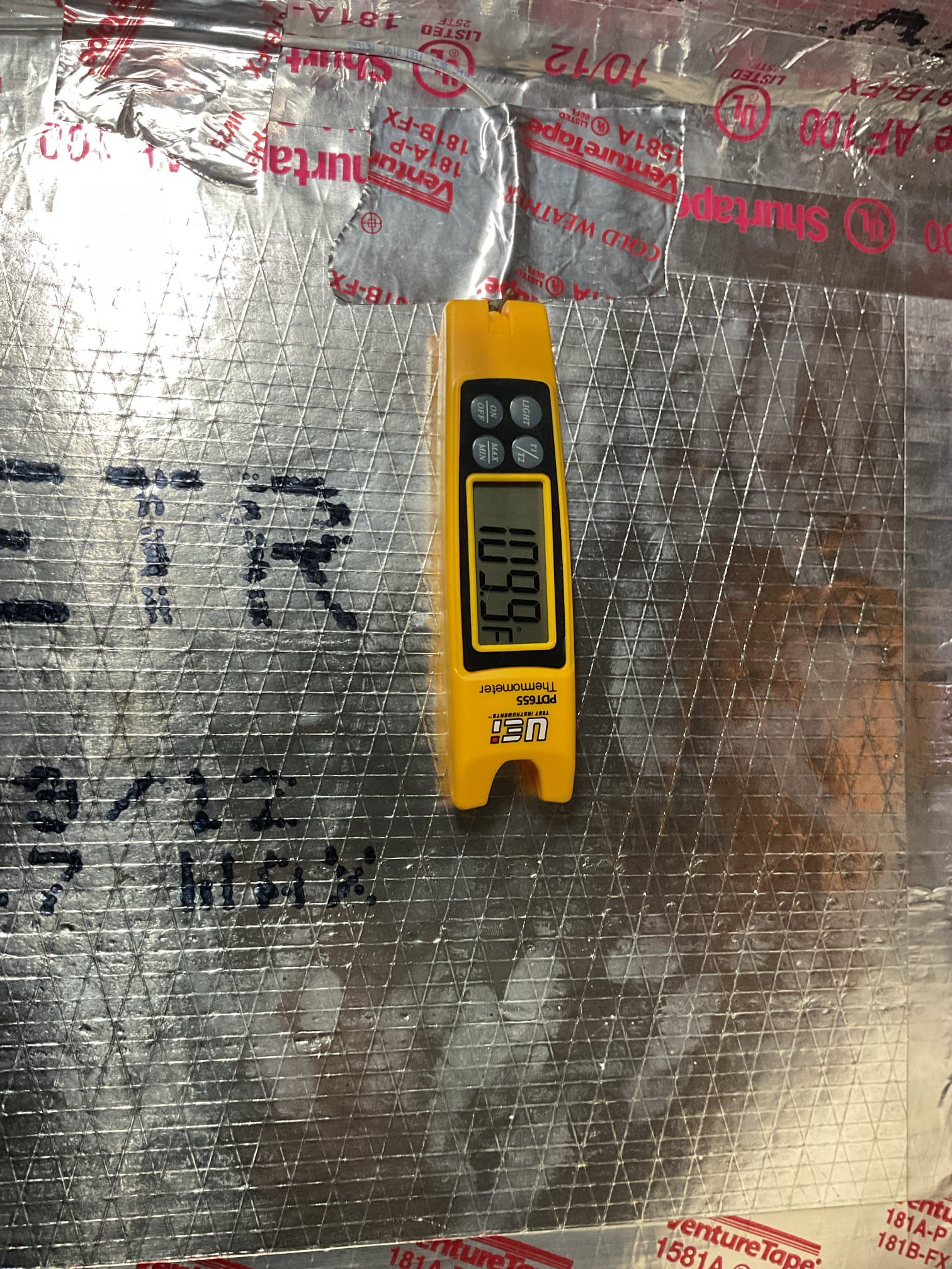 When I showed up furnace display was “Idl” or idle.
There are no active error codes.
There are no error codes in the history.
Aprilaire 413 filter was very dirty (drywall work being done in basement)

After replacing filter I told Karl to make demand for heat from1st Floor Tstat and observed operations. System went to gas heat 5 min into heat pump run time after OAT dropped to 35° as designed.
Checked temperature rise.
System ran long enough to energize condensate pump.
When we made demand for heat from basement zone (Zone 1) Arzel board displayed CL1 there. Basement thermostat was configured as a heat pump as opposed to gas funace AC. Reconfigured and tested.

System operating well at this time.

Told Karl to keep eye on drywall dust in filter and to limit run time as much as possible during construction of basement.