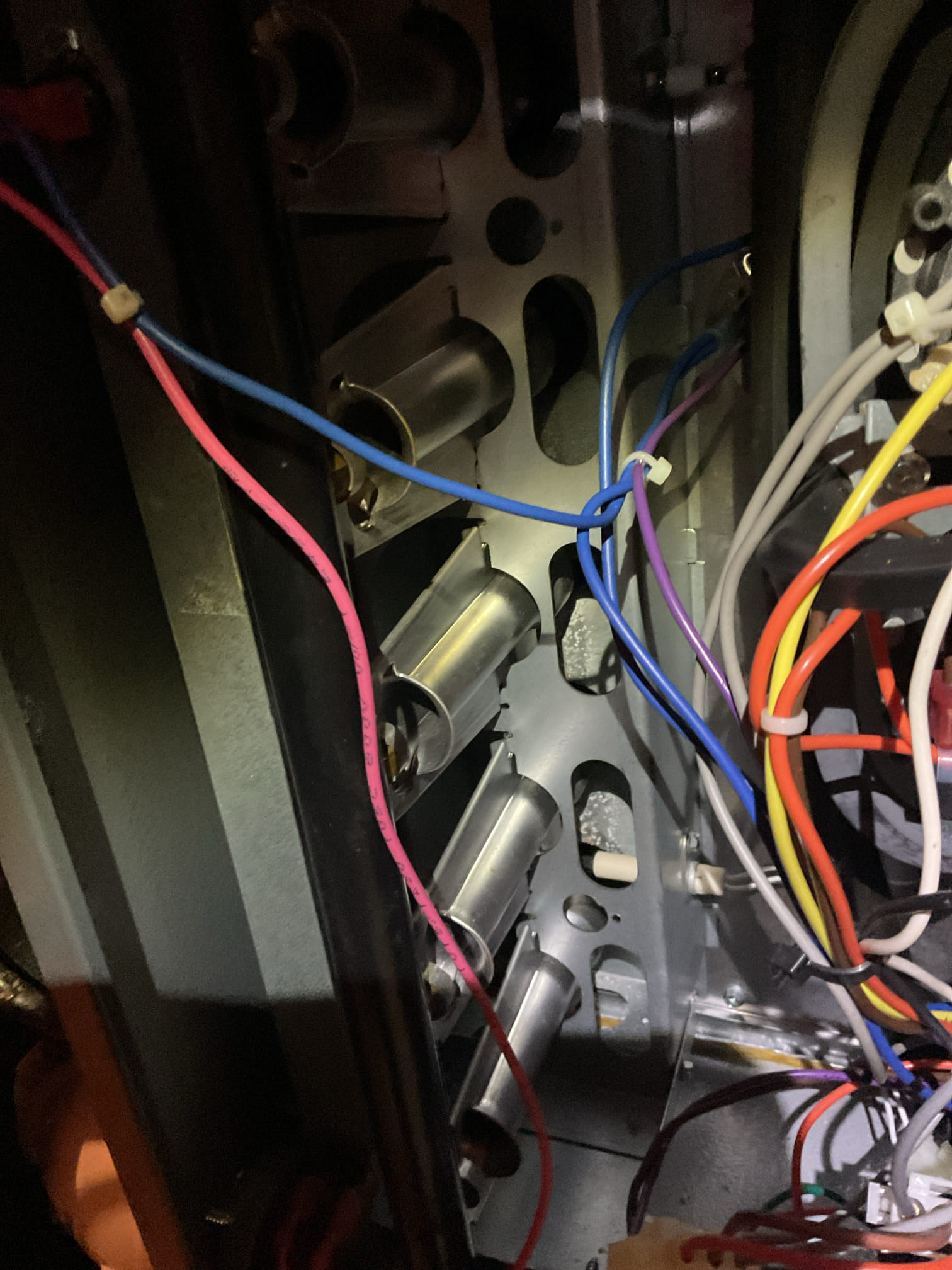 2 furnace check ups . 
I arrived to the customers home to service their 6 yr old system and there 6 yr old system.
I started with checking the air filters and found good, both 413 . I checked all my electrical connections and voltages. I inspected and tested the  burners , flame sensors and the igniters on both units. I water tested all tubing and hoses. I inspected the exhaust and fresh air pipe for restrictions and bellies. I inspected the inducer and the blower motor operations for both units. I checked and tested for combustion and took temp rise splits at the return and the supply's on both systems . Both heat systems are working fine at this time of service. 
