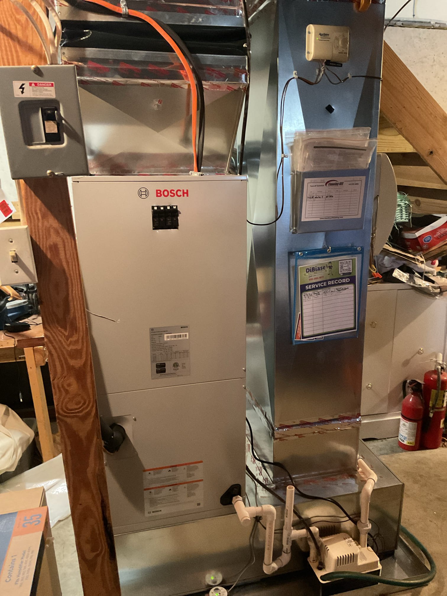 11/12/25 Dan 

I Arrived to the customers home for a heat pump check up on a 2 yr old system . I checked all electrical connections and voltages . I checked the air filter and replaced, filter size is 18x20x1. Inspected the indoor coil and tested electric heat package. Took temp splits for the electric heat and blower motor amperage draws. I looked at the outdoor heat pump and tested for an outdoor btu output. Inspected the outdoor components and unit pressures. Everything is working fine at this time of service. 
