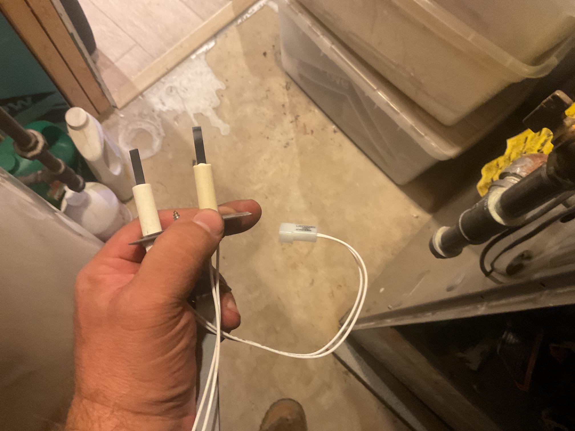 11/12/25. Removed old igniter assembly and installed new hot surface igniter. Tested operation and performed combustion test. Gas furnace is working properly at time of service. 