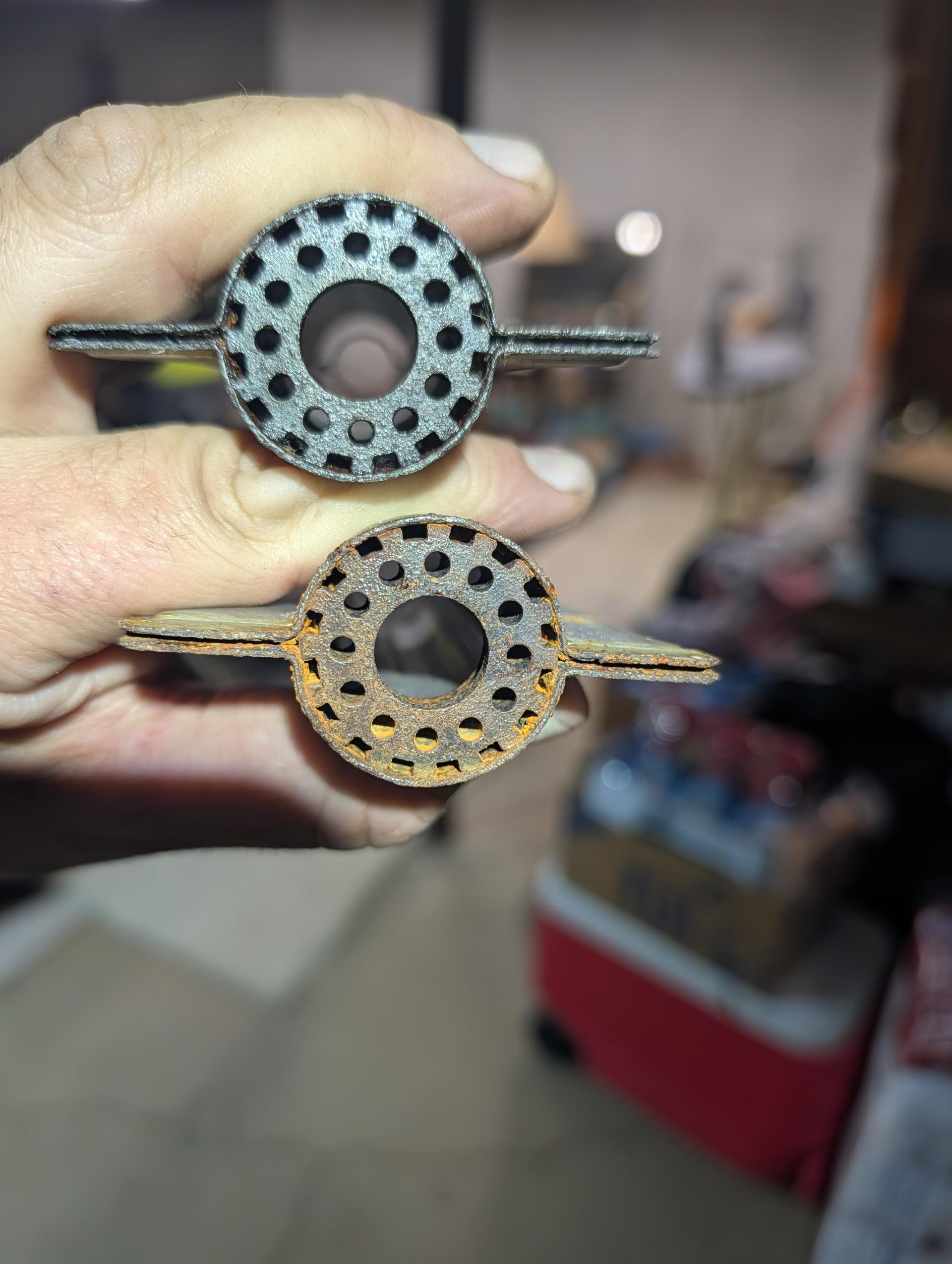 
Completed (2) heat tune ups for propane furnaces 

Paul had issues with first floor system heating. Burners were very corroded. Offered to upgrade both furnaces to stainless steel burners. Homeowners agreed. Completed work today.
The inducer motor bearings for the first floor motor are begging to seize up and may soon  fail causing a no heat situation. Inducer  is very noisy. Inducer is likely to fail. 

Both 20x24x4 filters ok.

For both furnaces:
Inspected heat exchanger, burners, flue pipe, inducer assembly and hoses:
As noted above 1st floor inducer motor very noisy, recommend replacing, provided estimate.
Inspected hot surface ignitor and verified resistance with meter
Cleaned flame sensor and verified flame rectification circuit
Measured temperature rise and static pressure
Checked wiring, controls, electric motors and components; 
Checked manifold gas pressure
Inspected drain and pump. There is a condensate pump safety but no wet switch or EZ trap. Provided email estimates.

Pa