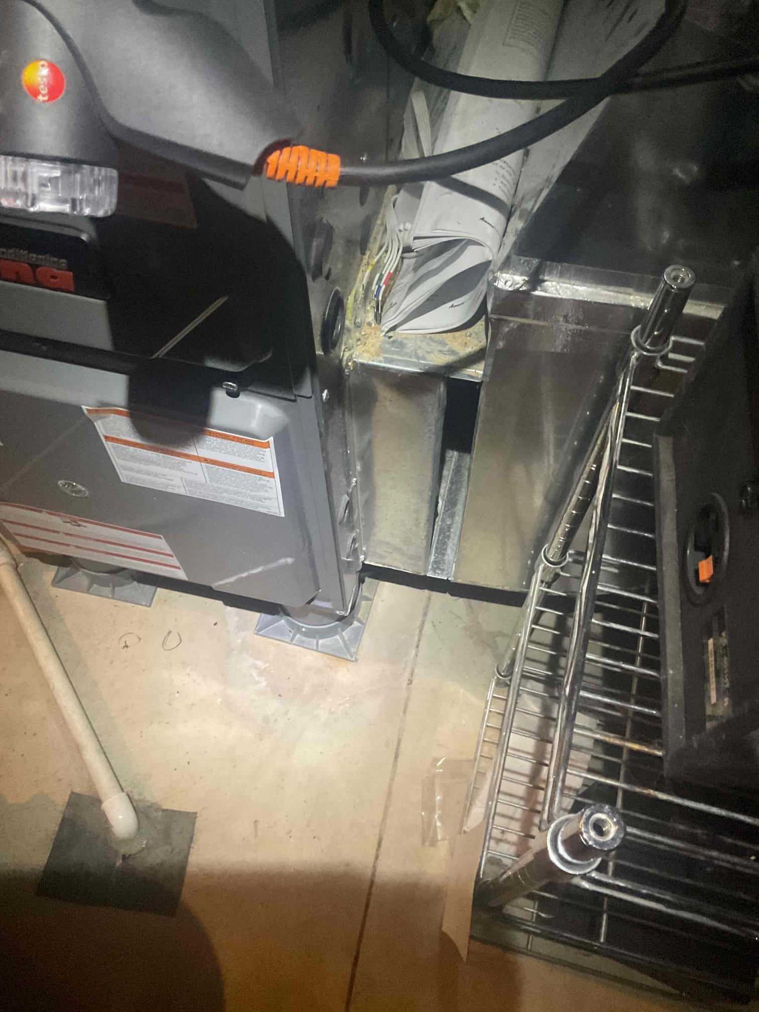 Luis 11-13-25 performed propane gas heater tune up on two systems, first floor Amana and second floor Lennox 
On first floor I replaced burners with stainless style replaced air filter. Check heater operation check supply and return air temps ok, service humidifier test operation and set to 35% winter. Performed  combination test ok heater ok unit does not have surge protection and no water protection. 

On second Lennox heater replace air filter. Check system operation, air delivery, combustion removal and ignition system. All three systems are in bad shape below standards. I provided estimate to rebuild heater. I would recommend getting an estimate to replace system. 
Home comfort consultant to come tomorrow between 12 and 1 