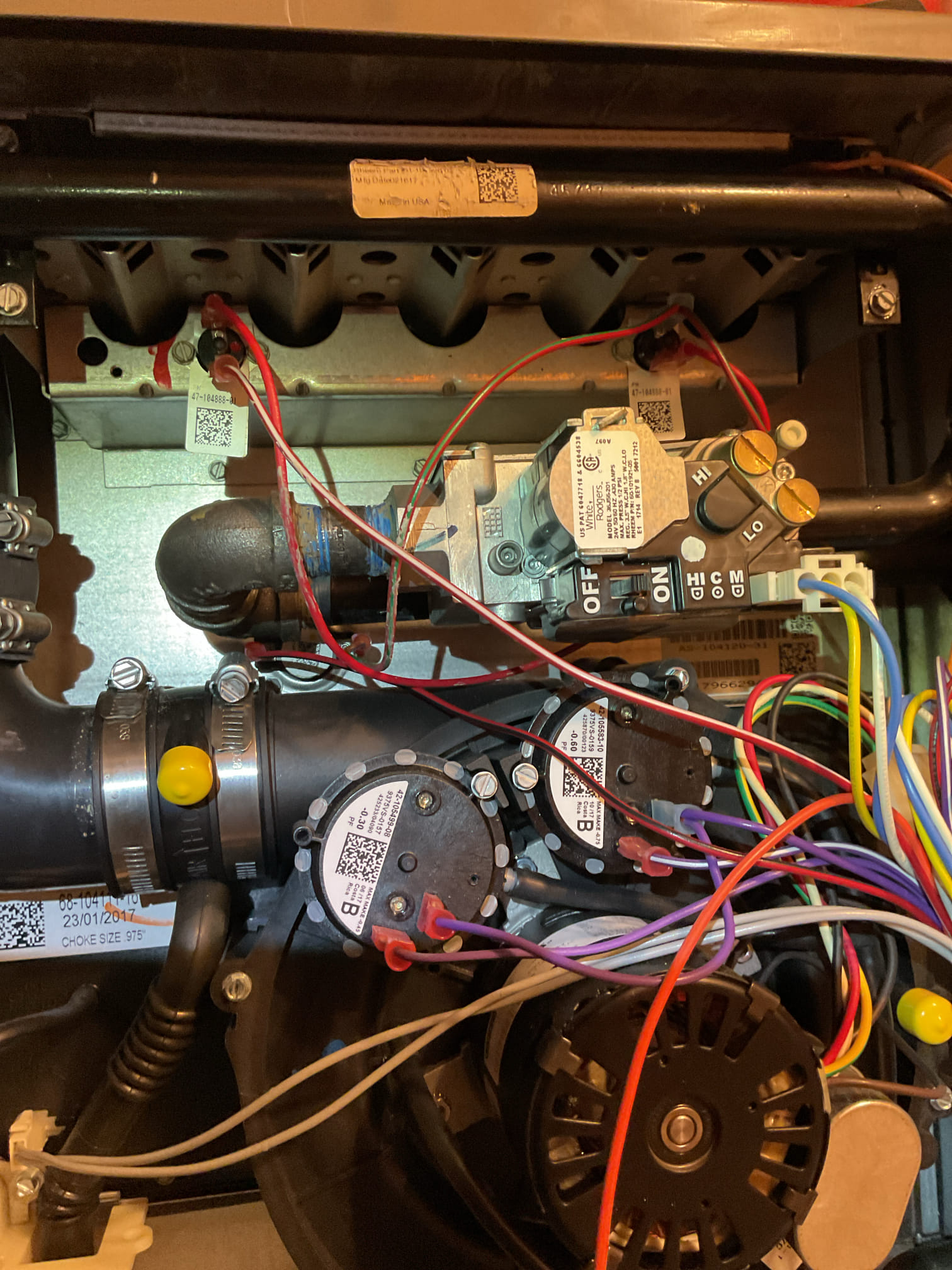 11/13/25 Dan 

I arrived to the customers home to service their 7 yr old gas furnace system. 
I started with checking the air filter and found good just replaced. the filter size is 16x25x1. I checked all my electrical connections and voltages. I inspected and tested the  burners , flame sensor and the igniter. I water tested all tubing and hoses. I inspected the exhaust and fresh air pipe for restrictions and bellies. I inspected the inducer and the blower motor operation. I checked and tested for combustion and took temp rise splits at the return and the supply. Everything is running fine at this time of service. Collected for $89.00 one time check up . 


Did leave 2 recommendations for a blower motor surge protection and a water safety ( wet switch) . 
