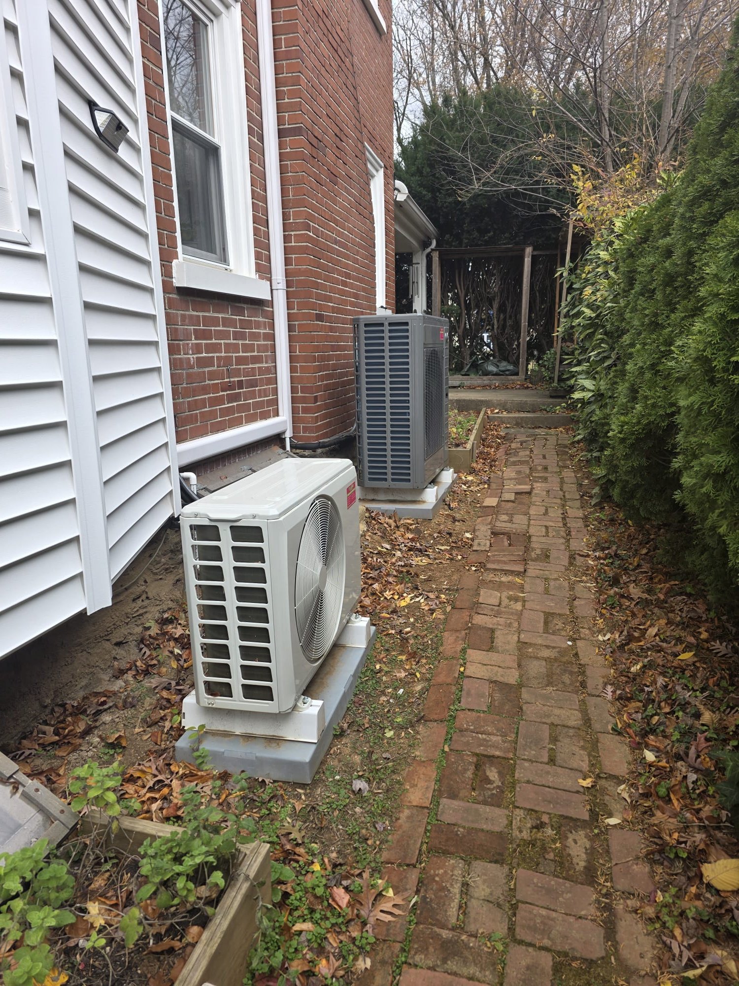 Reviewed information with Rohn.  Install was created by another company and the first floor is 4-5 deg cooler than 2nd floor in winter.  System is single zoned inverter communicating Rheem system.  Recommended zoning if possible and adding a return to the first floor.