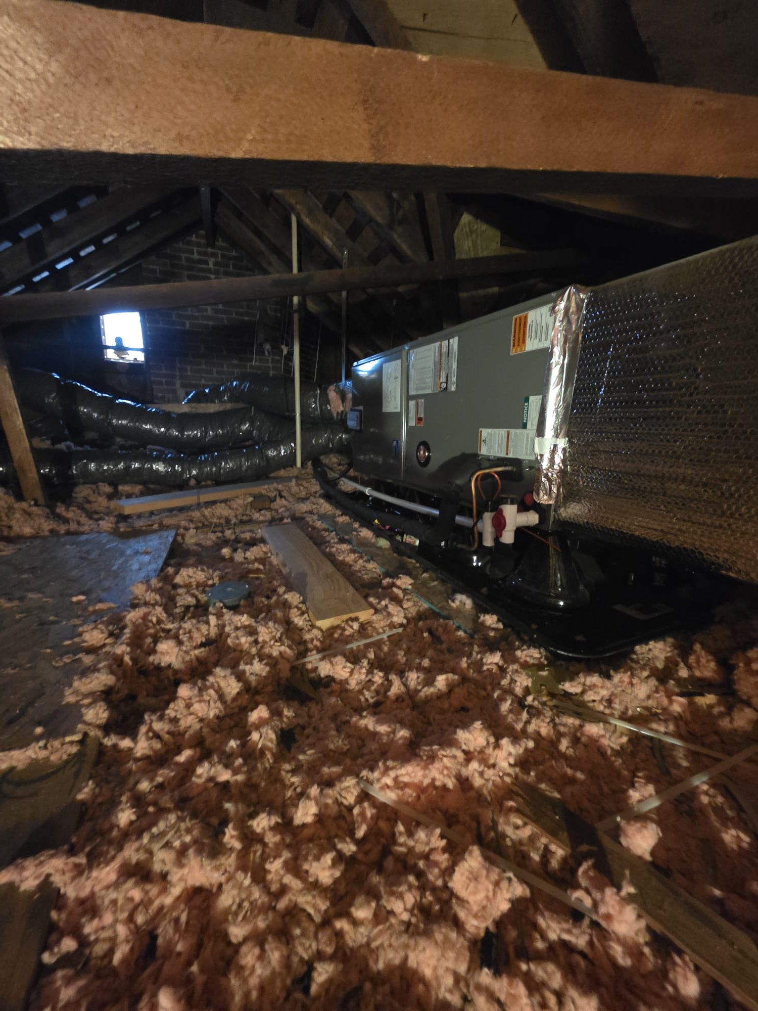 Reviewed information with Rohn.  Install was created by another company and the first floor is 4-5 deg cooler than 2nd floor in winter.  System is single zoned inverter communicating Rheem system.  Recommended zoning if possible and adding a return to the first floor.