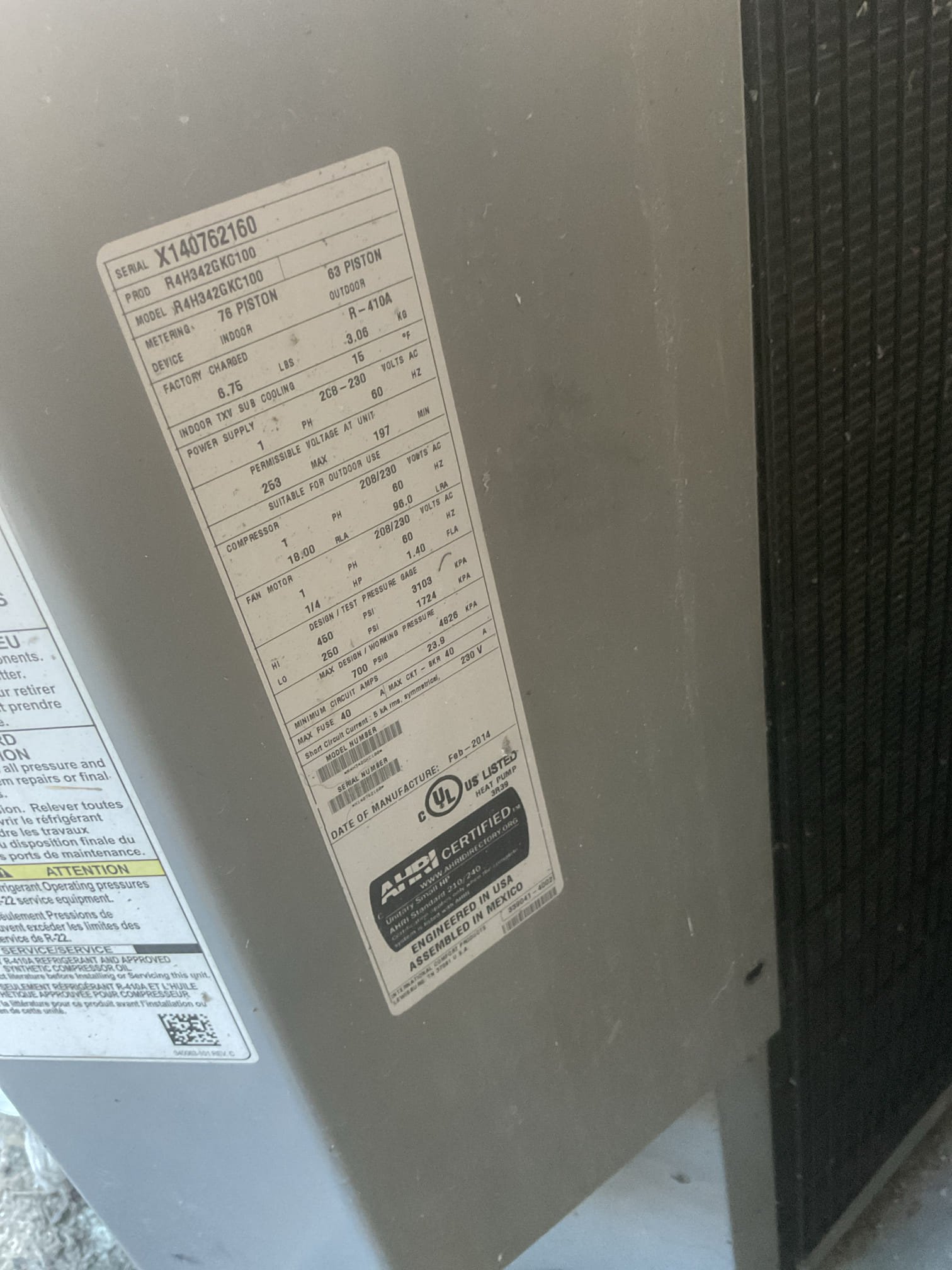 Luis 11-17-25 customer called in for no heat, 3.5 heat pump from 2014. Found system off upon arrival, 3 amp fuse was blown. Checked system operation did not find any shorts. Installed new fuse and test operation. Check refrigerant levels and pressures ok all components are original to system. Heat pump is running more electric heat. Customer needs to install new filter. Indoor coil is dirty, would recommend getting an estimate to update system. 