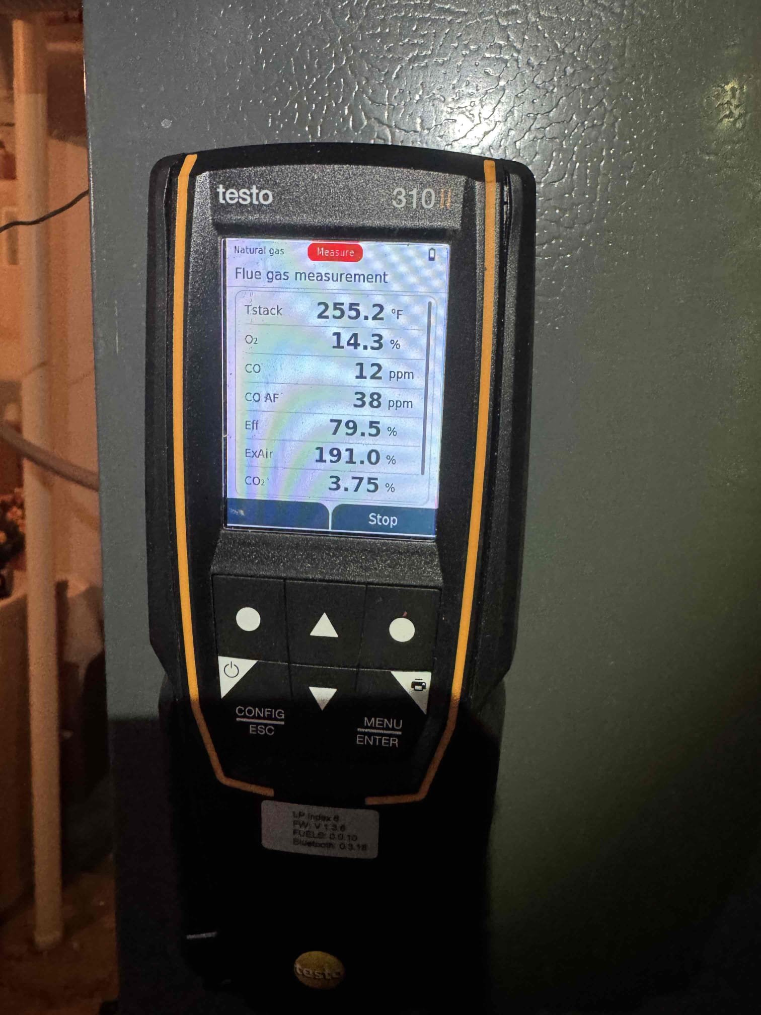 Luis and Conner 11-18-25 performed heat tune up on 80% 80000 Btu heater. Check all electrical connections and components, replace air filter. Check all ignition system, air delivery and combustion systems ok. Performed combustion test on heater ok. Check supply and return air temps ok. Service humidifier test operation ok set to winter 35%. Noticed water heater is 10 year old. Some of the connections showing leaks. Provided estimate to replace water heater. I also provided estimate to replace expansion tank with new piping. Customer decided to go with a new water heater office to follow up with customer. I did collected 50% for deposit.
