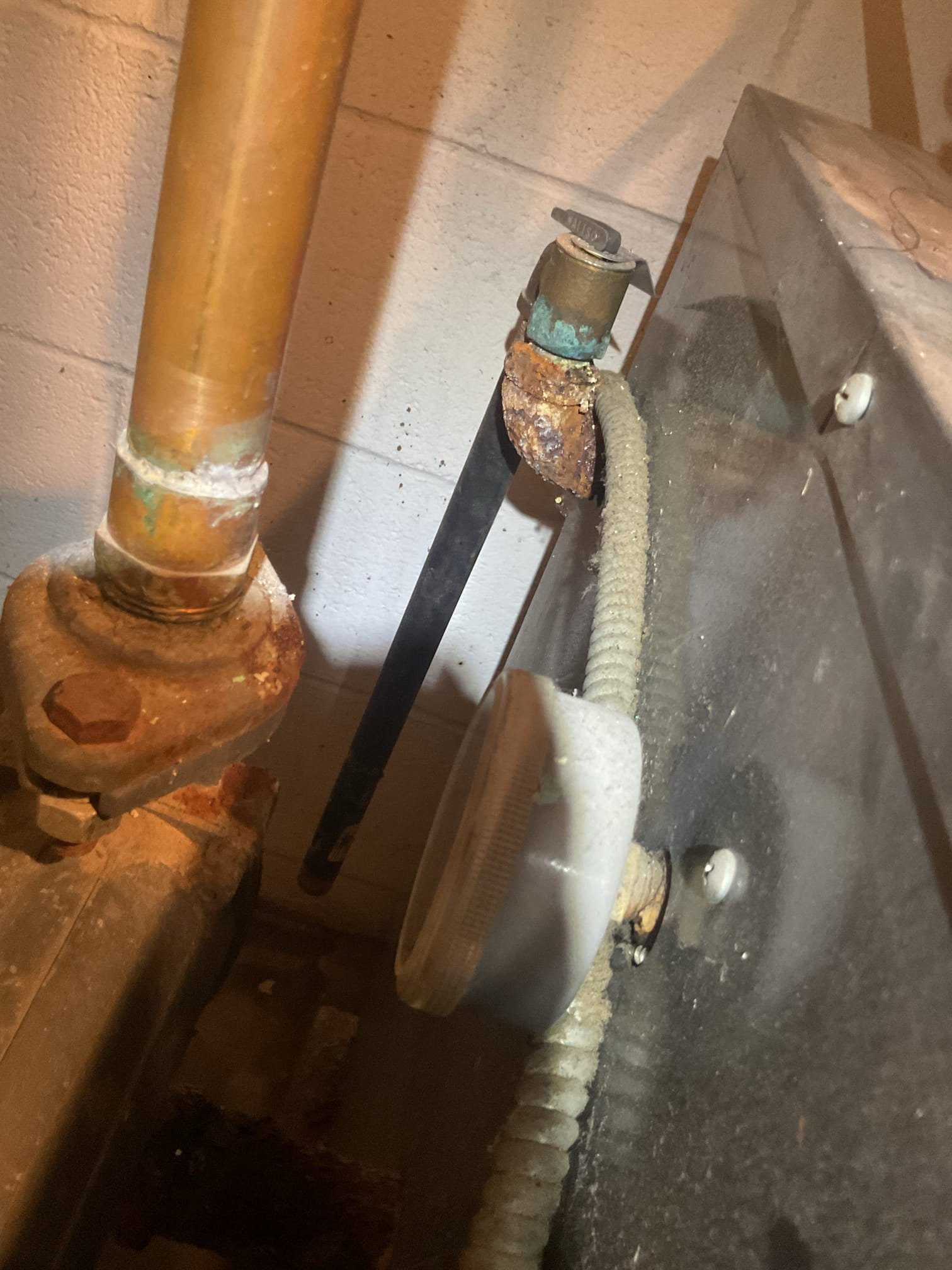 Luis 11-18-25 performed gas boiler tune up. Found boiler running upon arrival, noticed water pressure was 0 psi. I added water manually there is no water feeder. Customer stated one of the zones not getting as hot as others. I tried to bleed air from zones. Current hydronic system is outdated, has no way to purge air from boiler, I also noticed some of the piping in bad shape. I would highly recommend getting an estimate to replace boiler. I called office to set up consultation for this Thursday between 9 and 10. 