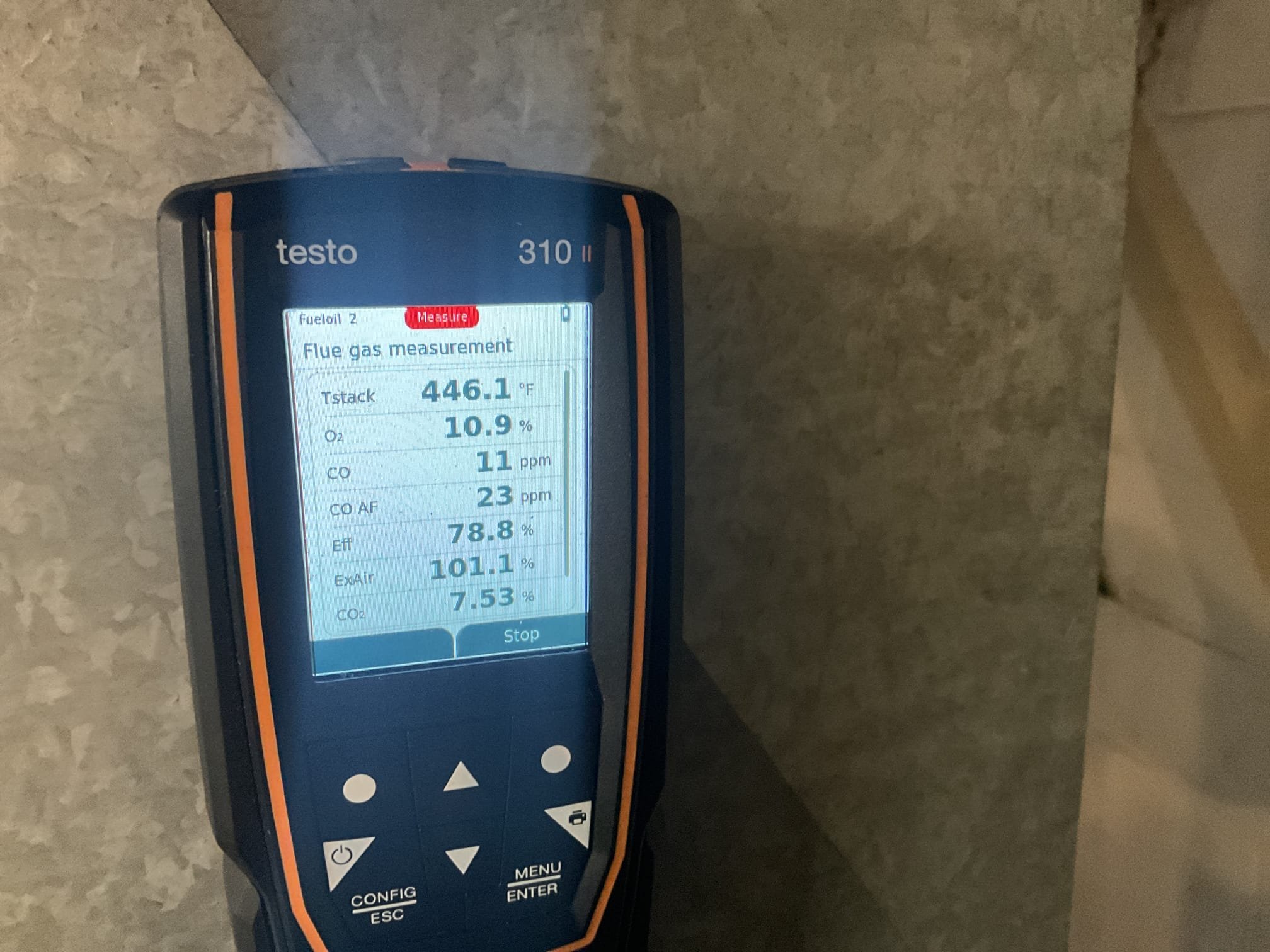 Performed precision oil tune up on 21 year old Dayton oil furnace. Replaced 20x20x1 air filter. Checked all electrical connections and components. Replaced Rf1 oil furnace. Replaced.65x70w. Replaced very dirty strainer. Also had to adjust oil burner was not running correctly. Found cracked retention head, provided estimate to replace a3 retention head. Performed combustion test. Oil furnace is working properly at time of service. Would recommend starting to think about replacement options .