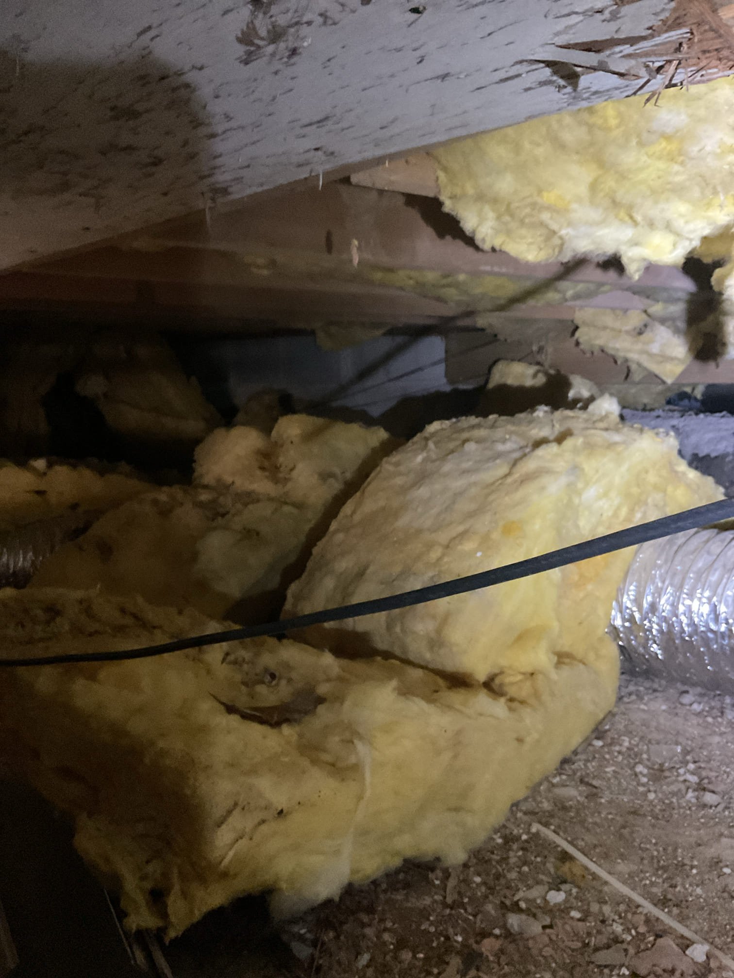 Provided estimate to move 6 in flex from existing location to new location, we will need new 6 in flex, we will also need to cut on floor for 4x12 grill and new straight boot. Craw space  is tight. Estimate will cover new flex mew boot and new sand color grill. I also included water heater 50 gallon electric on the proposal. (Customer will need to contact other people to put back insulation on the craw space. We can’t get to other side of the craw space.  