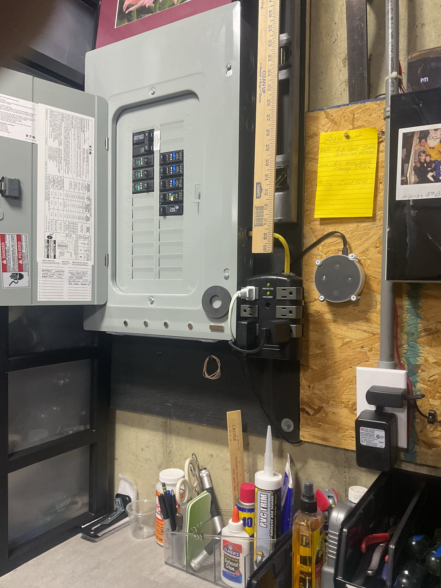 Talked to both Dave and Karen about water leaking situation. Found that Dave had already put back on condensation drain hose for furnace. Found spring hose clamp was loose. Re secured in place. Also talked to them about installing a novo hto 150, provided estimate. 