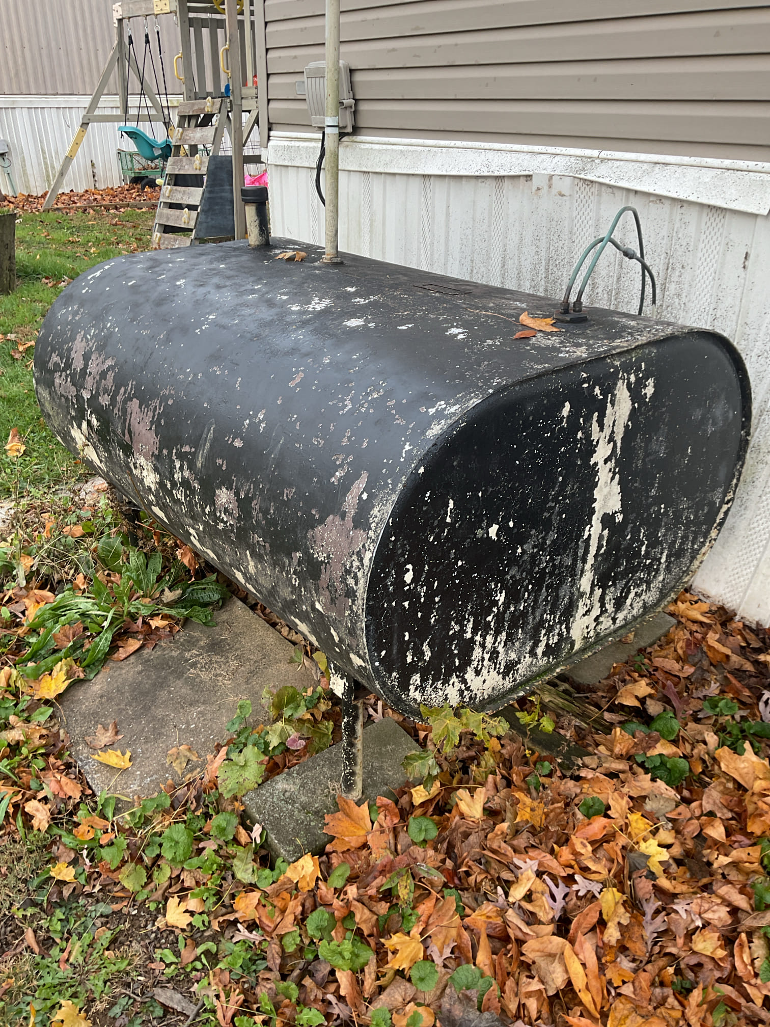 
I arrived to the customers home to service their 15 yr old oil furnace system.they haven’t had oil for 7 years. I did check my oil and the condition of the oil looks ok no water or discolored. 
I started with checking the air filter and cleaned.  I checked all my electrical connections and voltages. I checked and replaced my strainer and nozzle. There is no oil filter it’s a 2 pipe system and it flows out of the top of the tank.  I inspected and set my electrodes for proper gapping for optimal performance.  I inspected the flue pipe  for corrosion and pitting. Inspected my chimney for clearance. I had -0.041 draft . I bled the oil burner and tested system for smoke and combustion. I took temp rise splits at the return and the supply. Everything is running fine at this time of service. 