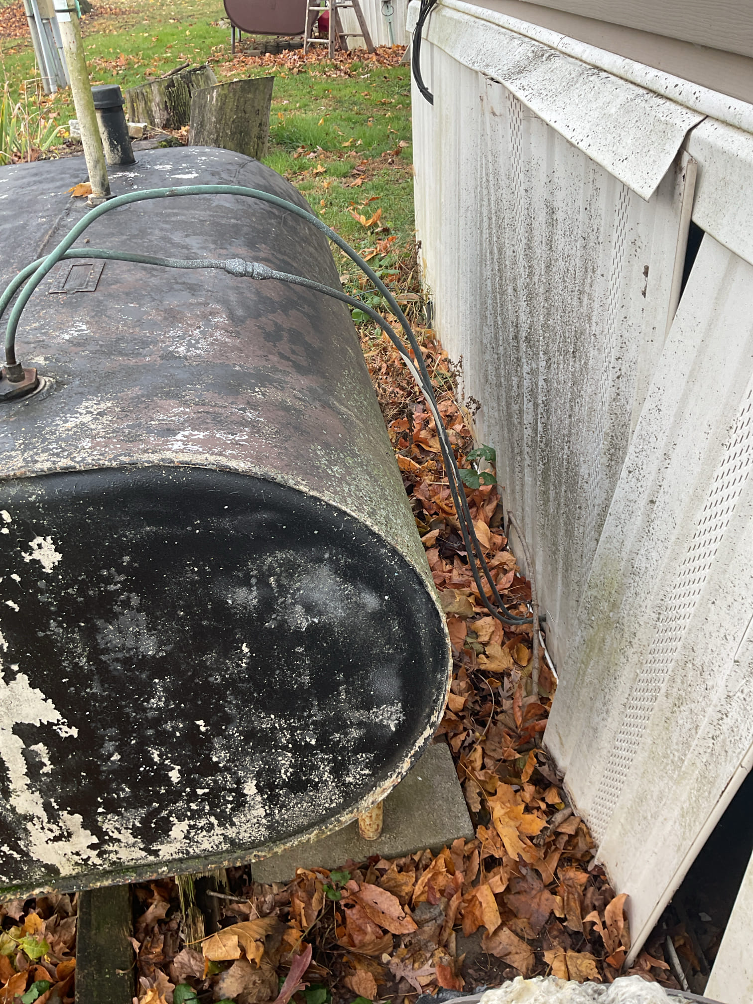 
I arrived to the customers home to service their 15 yr old oil furnace system.they haven’t had oil for 7 years. I did check my oil and the condition of the oil looks ok no water or discolored. 
I started with checking the air filter and cleaned.  I checked all my electrical connections and voltages. I checked and replaced my strainer and nozzle. There is no oil filter it’s a 2 pipe system and it flows out of the top of the tank.  I inspected and set my electrodes for proper gapping for optimal performance.  I inspected the flue pipe  for corrosion and pitting. Inspected my chimney for clearance. I had -0.041 draft . I bled the oil burner and tested system for smoke and combustion. I took temp rise splits at the return and the supply. Everything is running fine at this time of service. 