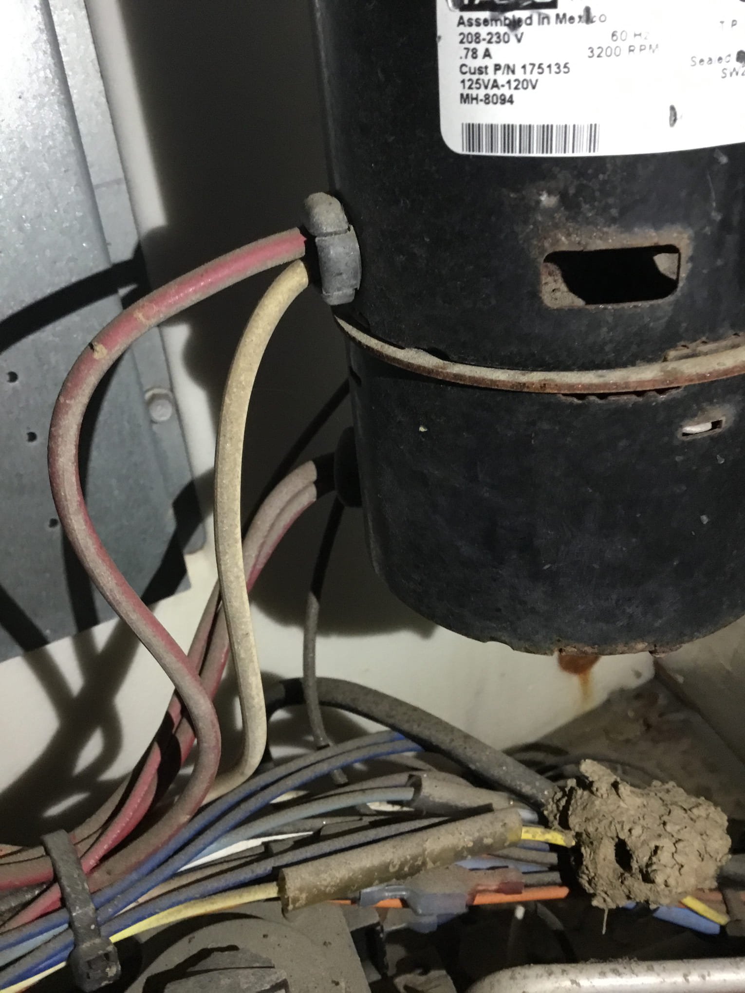 Luis 11-20-25 we couldn’t get to roof. Roof is 25 feet from ground at lowest point. 

No heat due to bad inducer motor need to order and return with part. See attached pictures for model and serial number of part and unit.