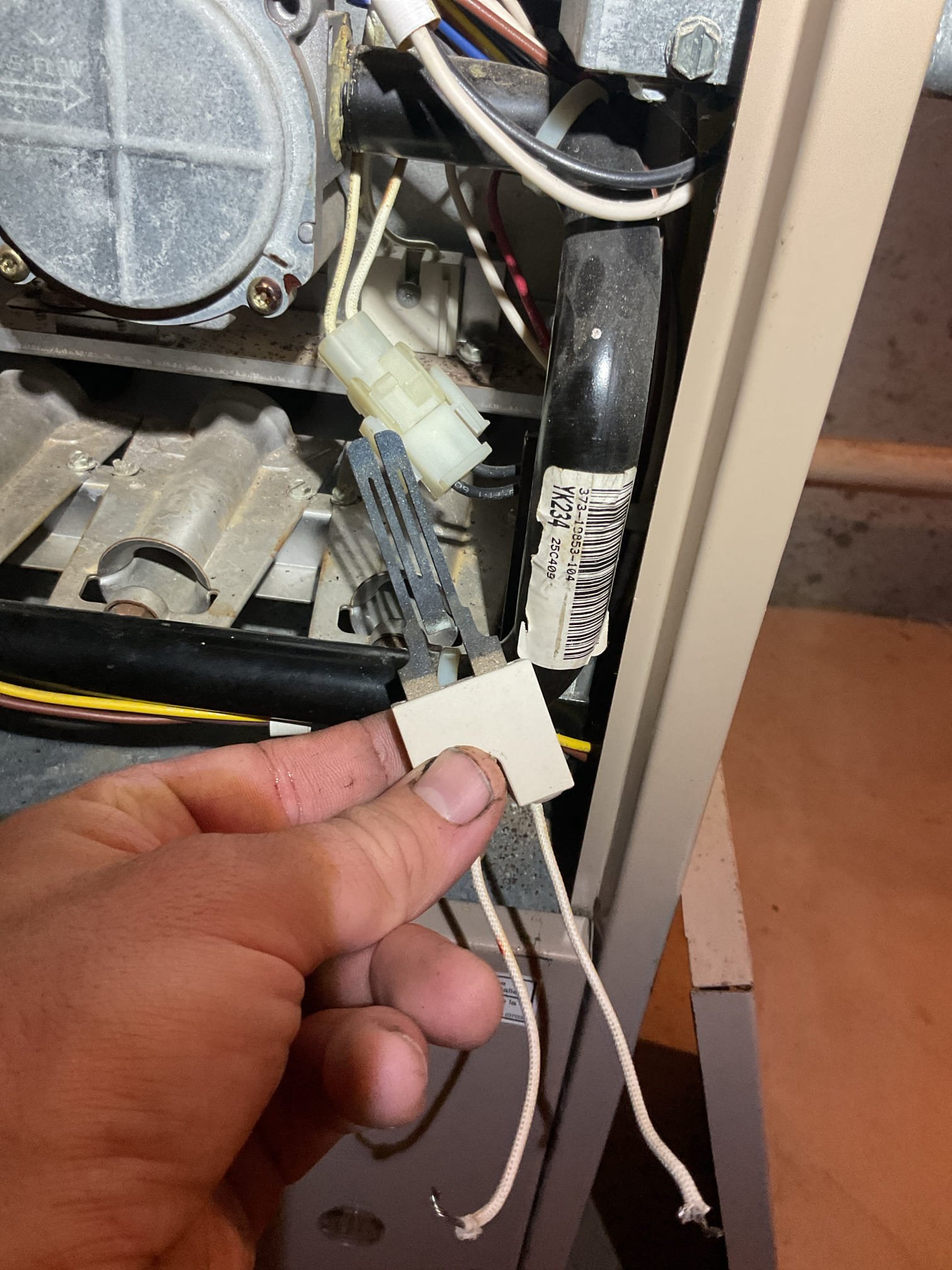 
Completed (2) heat tune ups for natural gas furnaces. 

Replaced 16x25x1 filter for 1st floor system; was very dirty
Replaced 16x20x1 filter for 2nd floor system 

For each furnace:
Inspected heat exchanger, burners, flue pipe, inducer assembly and hoses: there are areas of concern with second floor furnace but no cracks, Mike is aware and plans to replace furnace soon. He would need an updated quote. Current quote is from late 2023.
Inspected hot surface ignitor and verified resistance with meter
Cleaned flame sensor and verified flame rectification circuit
Measured temperature rise and static pressure
Checked wiring, controls, electric motors and components; 1st floor funace has surge protector. left estimate for a surge protector for 2nd floor furnace. 
Checked manifold gas pressure
Inspected drains. Recommend wet switch/flood safety for second floor system 

Combustion, draft and smoke tests: Pass

Gas furnaces operating well at this time. 

He agreed to wet switch and surge prote