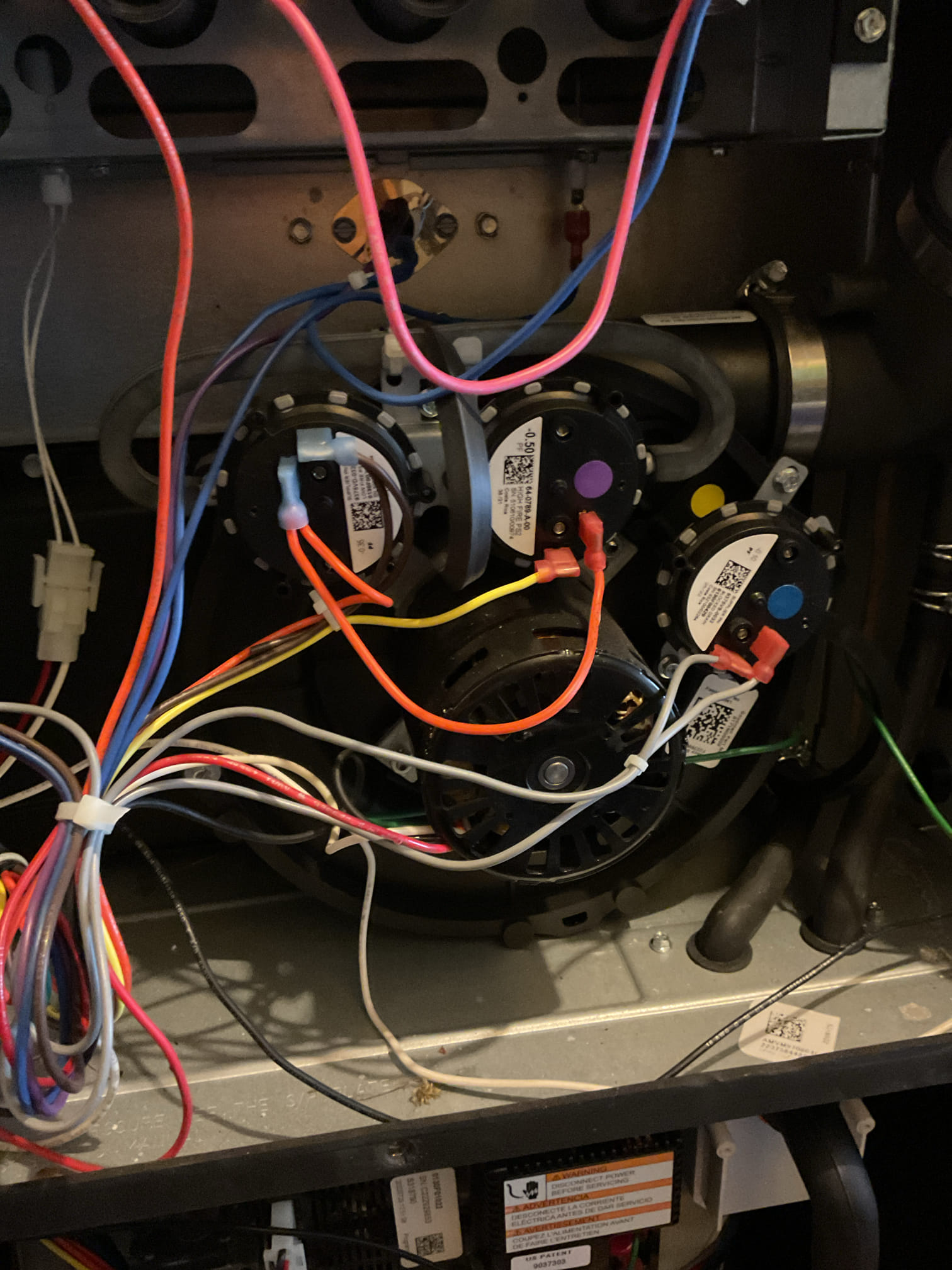 11/21/25 Dan 

I arrived to the customers home to service their 3 yr old gas furnace system. 
I started with checking the air filter and replaced , the filter size is 16x25x1. I checked all my electrical connections and voltages. I inspected and tested the  burners , flame sensor and the igniter. I water tested all tubing and hoses. I inspected the exhaust and fresh air pipe for restrictions and bellies. I inspected the inducer and the blower motor operation. I checked and tested for combustion and took temp rise splits at the return and the supply. Everything is running fine at this time of service. 