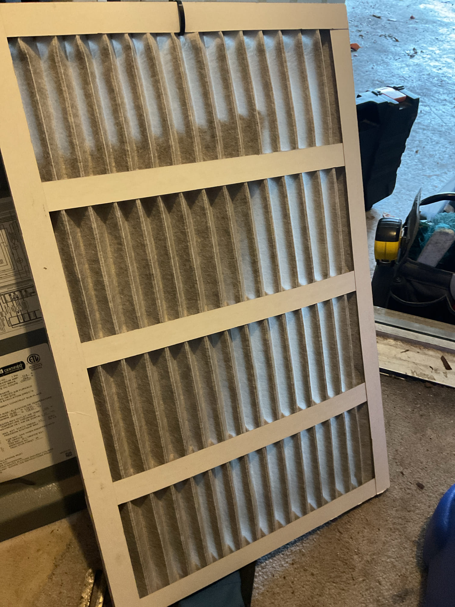 11/21/25 Dan 

I arrived to the customers home to service their 3 yr old gas furnace system. 
I started with checking the air filter and replaced , the filter size is 16x25x1. I checked all my electrical connections and voltages. I inspected and tested the  burners , flame sensor and the igniter. I water tested all tubing and hoses. I inspected the exhaust and fresh air pipe for restrictions and bellies. I inspected the inducer and the blower motor operation. I checked and tested for combustion and took temp rise splits at the return and the supply. Everything is running fine at this time of service. 