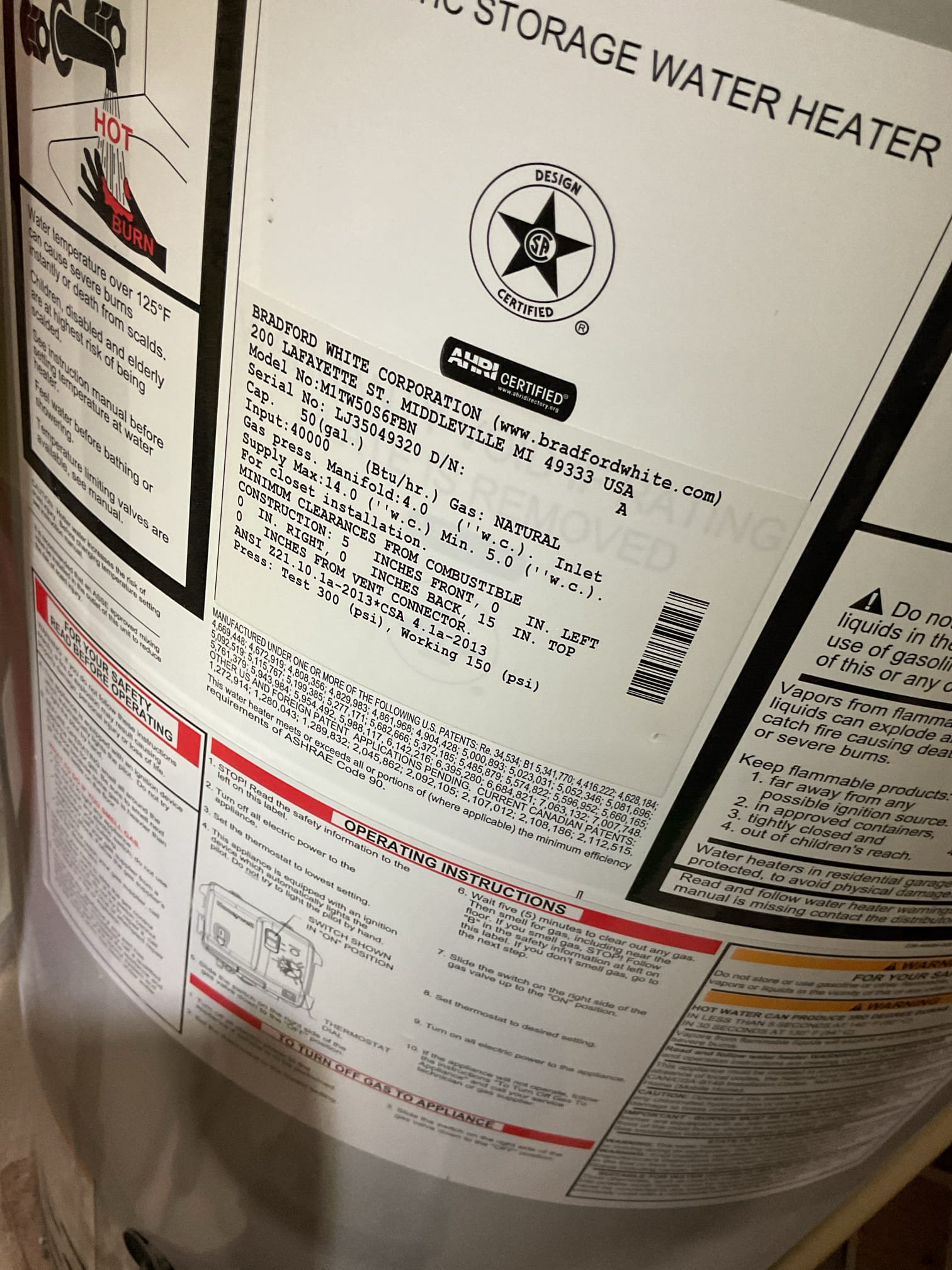 Luis and Conner 11-21-25 performed heat tune up on two Trane heaters. First and second floor. Check all electrical components low and high ok. Replace filters. Inspect all combustion components, ignition and air delivery ok. Combustion removal system ok. Performed combustion test on both heaters ok. Check static and temperature rise across heat exchanger ok. Cycle both units ok. Both heater are working normal at the time of service. During today’s visit, I did notice water heater It’s 11 years Old expansion tank has failed. I provided estimate to replace tank and I also quoted for repairs with water sensor. I also talked to customer about water protection on hvac units and provided estimate to add water sensors. 