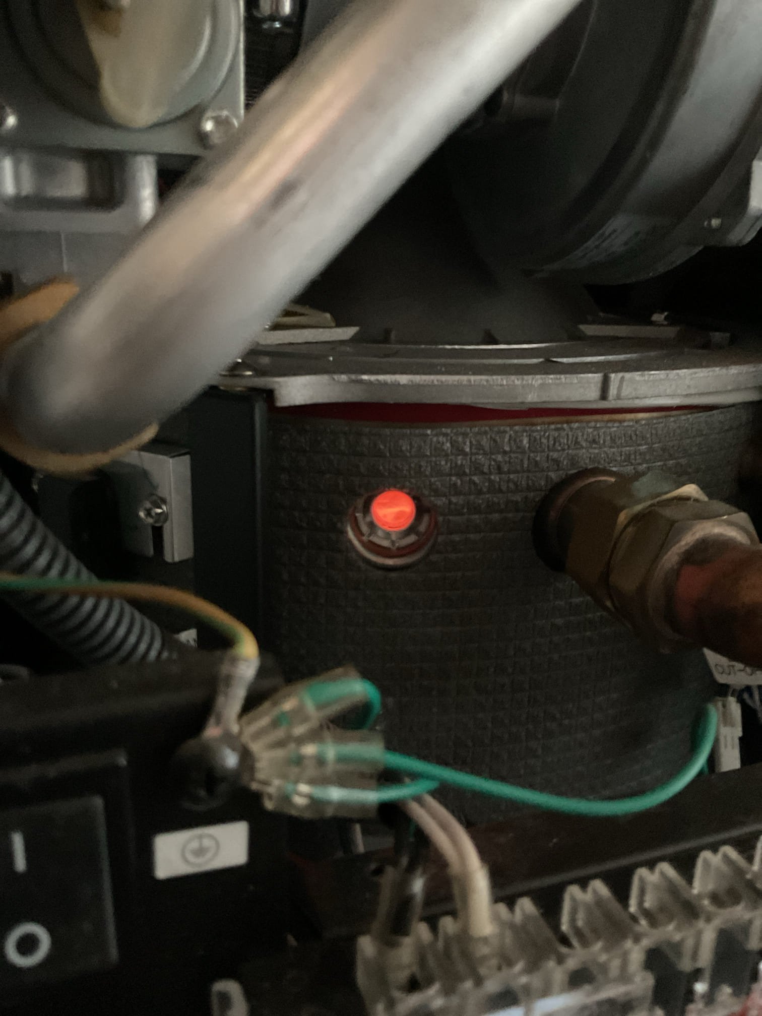 Completed heat tune up for Laars propane combi boiler.
Inspected heat exchanger and burners. 
Inspected ignition assembly 
Inspected hyrdronic components: air separator , feed valves, expansion tank, circulators. 
Cleared condensate sate rep using cap on bottom and added treatment tabs to condensate pump. Both were in good condition
Checked wiring controls and components. Zone panel: 3 Zones 3 circulators. A surge protector can be installed at 120V feed; would protect controls.

Combustion and draft tests: Pass

System operating well at this time. 

This tune up was covered under the expired gas Heat plan for the equipment.
Left estimate for plan renewal.
Also left estimate for plan renewal+surge protector.
Left estimate for audible water alarm. 