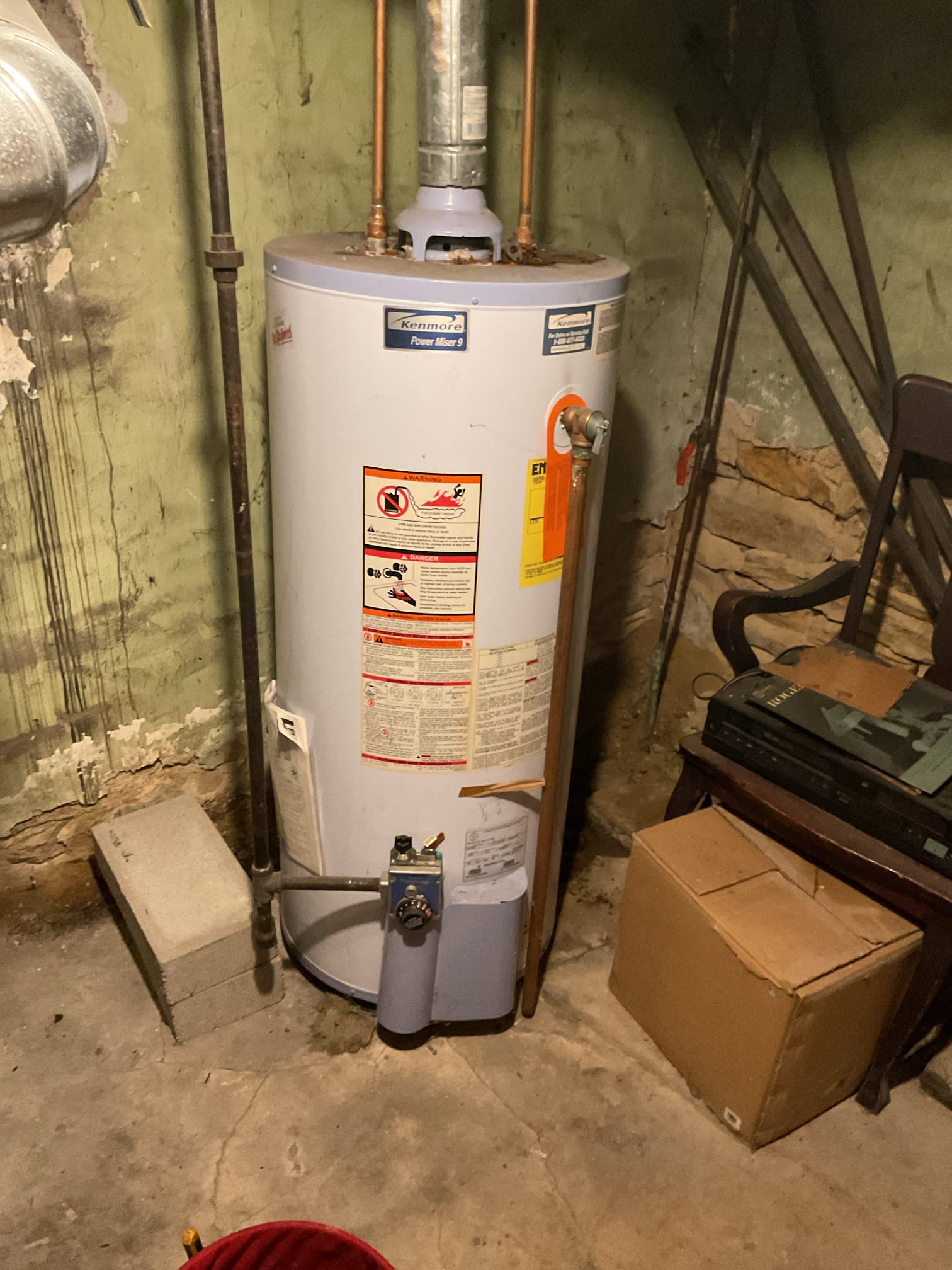 Luis 11-25-25; customer called in for no heat, found thermostat calling for heat but no operation from heater. Check all wiring at the unit control module. 24 volts between common and w. Unit getting a call for heat display board just shows idle and some numbers. Tried to reset board couple times nothing change, new board is needed. Provided estimate to replace board under parts warranty. I also provided estimate to replace water heater 