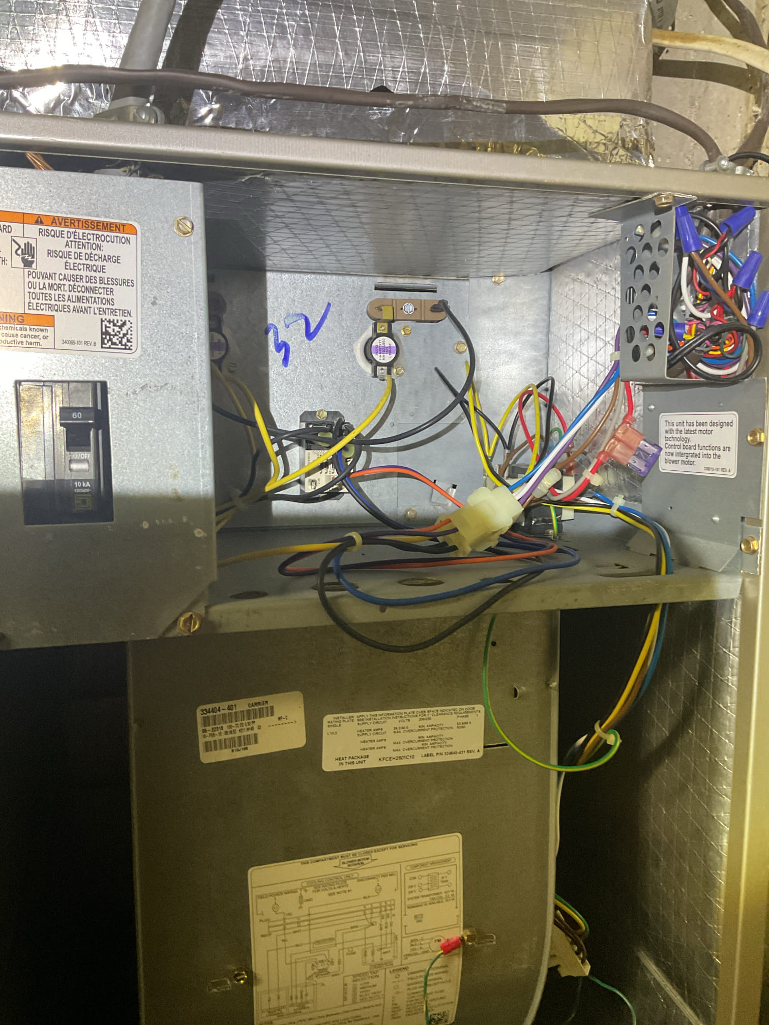 11/25/25 Dan 

I Arrived to the customers home for a heat pump check up on a 11yr old system . I checked all electrical connections and voltages . I checked the air filter and replaced, filter size is 16x25x1  . Inspected the indoor coil and tested electric heat package. Took temp splits for the electric heat and blower motor amperage draws. I looked at the outdoor heat pump and tested for an outdoor btu output. Inspected the outdoor components and unit pressures. Everything is working fine at this time of service. 
