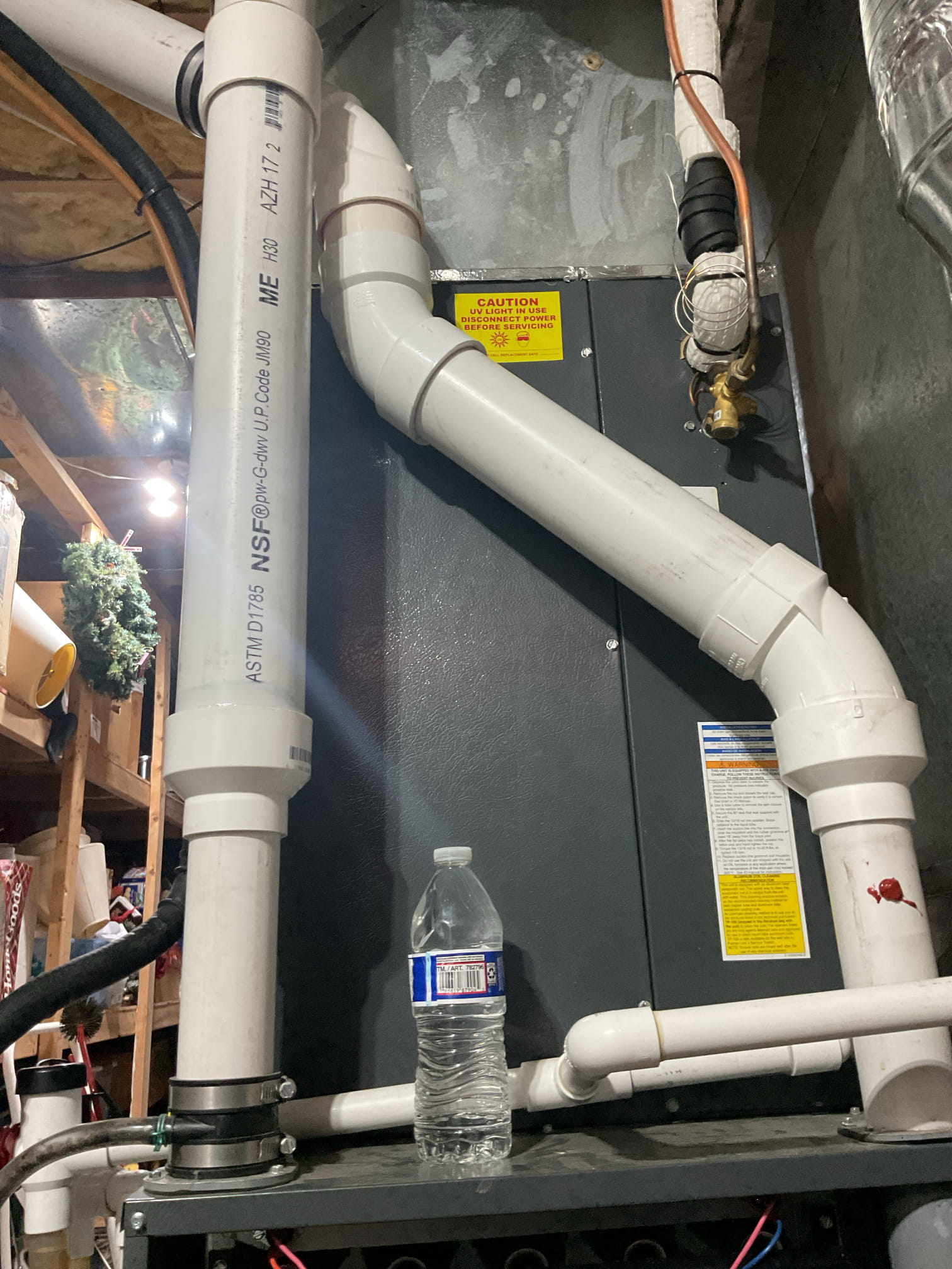 2 furnace check ups . 
I arrived to the customers home to service their 9 month yr old system and there 7 yr old system.
I started with checking the air filters and found good, customer replaces his own filters. . I checked all my electrical connections and voltages. I inspected and tested the  burners , flame sensors and the igniters on both units. I water tested all tubing and hoses. I inspected the exhaust and fresh air pipe for restrictions and bellies. I inspected the inducer and the blower motor operations for both units. I checked and tested for combustion and took temp rise splits at the return and the supply's on both systems . Both heat systems are working fine at this time of service. Collected for 118.00 for both humidifier services . 

