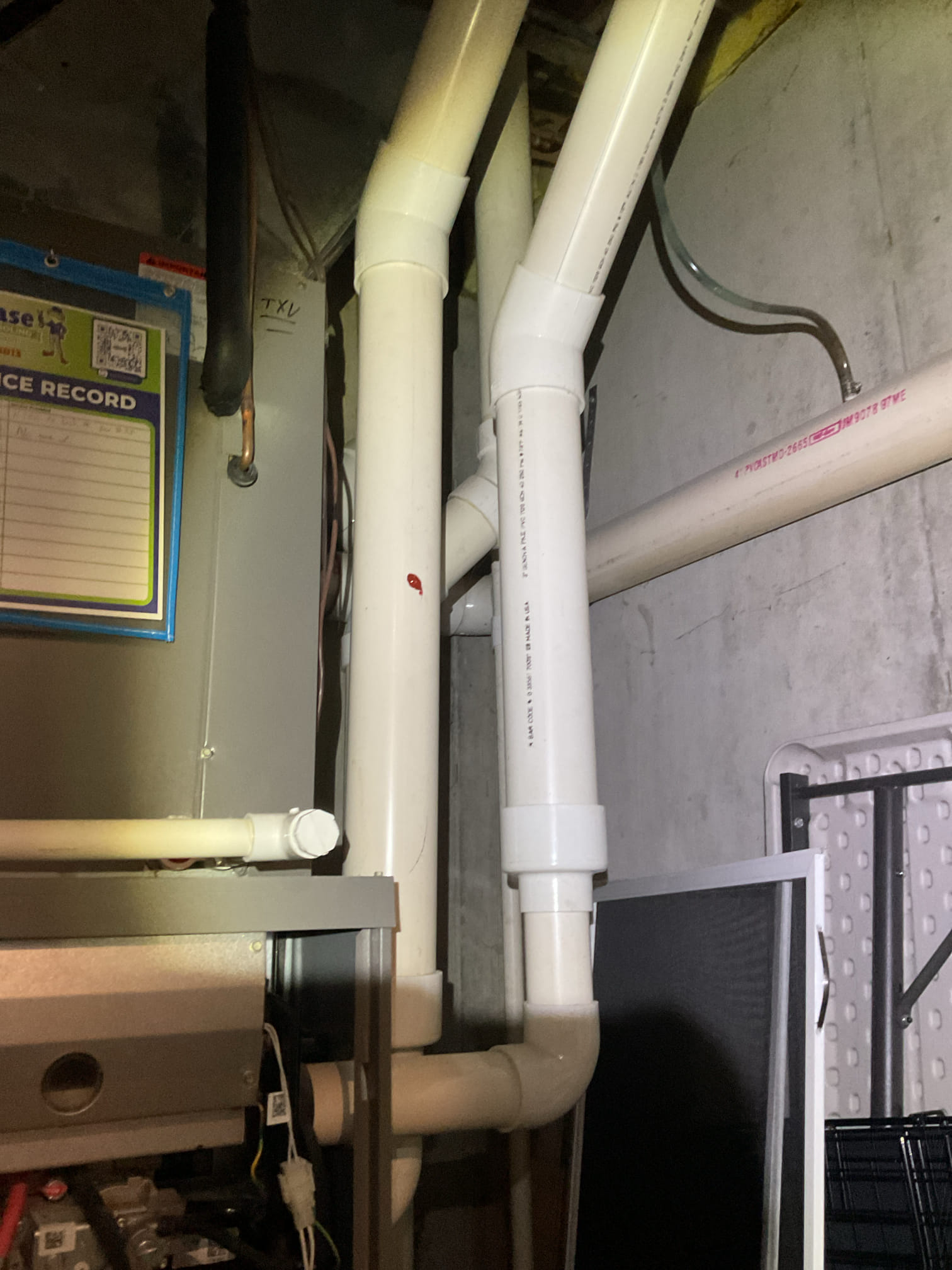 I arrived to the customers home to service their 14 yr old gas furnace. 
I started with checking the air filter and found good , the filter size is 16x25x1. I checked all my electrical connections and voltages. I inspected and tested the  burners , flame sensor and the igniter. I water tested all tubing and hoses. I inspected the exhaust and fresh air pipe for restrictions and bellies. I inspected the inducer and the blower motor operation. I checked and tested for combustion and took temp rise splits at the return and the supply. Everything is running fine at this time of service. 