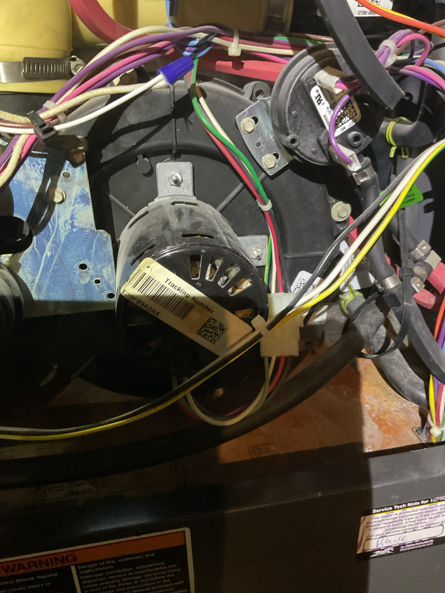 I arrived to the customers home to service their 14 yr old gas furnace. 
I started with checking the air filter and found good , the filter size is 16x25x1. I checked all my electrical connections and voltages. I inspected and tested the  burners , flame sensor and the igniter. I water tested all tubing and hoses. I inspected the exhaust and fresh air pipe for restrictions and bellies. I inspected the inducer and the blower motor operation. I checked and tested for combustion and took temp rise splits at the return and the supply. Everything is running fine at this time of service. 