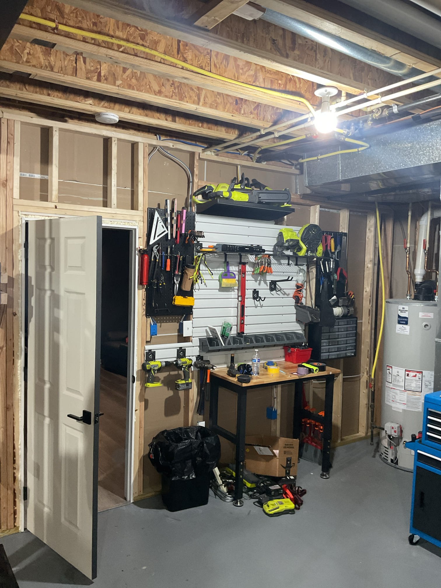 Luis 11-26-25 customer is looking to replace water softener. Inspect current system from 1993. Check current discharge line. (Basement is finished) I could not locate current drain termination. This installation will need management attention. I coils not come up with plan to offer solution. Customer will call office if they want manager to come out to look at this job. 