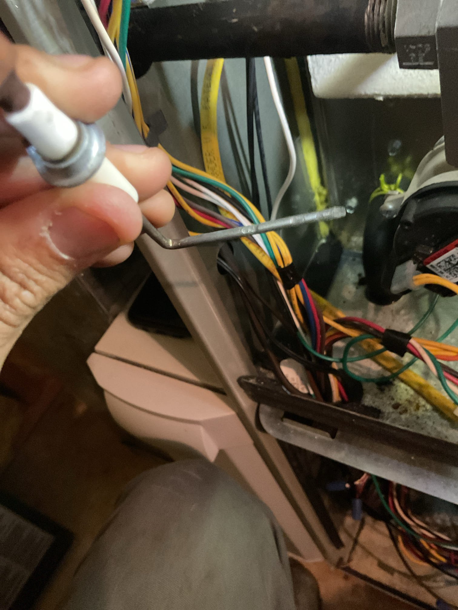 Luis 11-26-25 perform two propane, gas heater inspections for the first and second floor both heaters are located in the basement. Customer just replaced both air filters  413 and 16x25x1 and he also will be taking care of humidifier for the first floor. Check electrical connections and components check all major components from ignition, air delivery and combustion removal. Performed combustion test on both heaters check supply return air temperature and also check the static pressure across system. Found first floor heater in bad shape. Majority of the ignition components are about to fail. I inspect heat exchanger and I noticed starting to crack on one of the cells. I provided estimate for first floor preventative. First floor Gas valve is missing brass caps. Pricing is included on preventative repairs estimate. Cycle both heater, I will recommend getting an estimate to replace first floor system. Office to follow up with customer. 