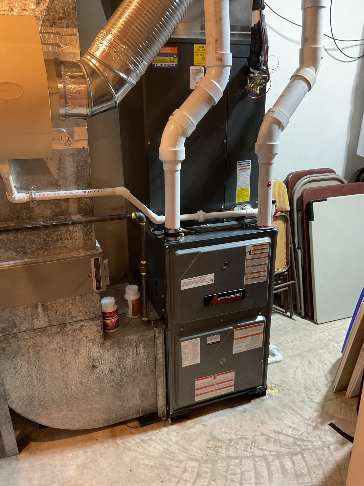 Returned to the customers home to replace there gas valve on the unit on the left side of the house. I turned the power off and the gas. I removed the failed valve and replaced with new. I tested for gas leaks and then turned the system back on and dialed in the 1st and 2nd stage gas pressures. Evers back up and running at this time of service. Cole Ted for labor warranty for $462.19 paid by cc. 