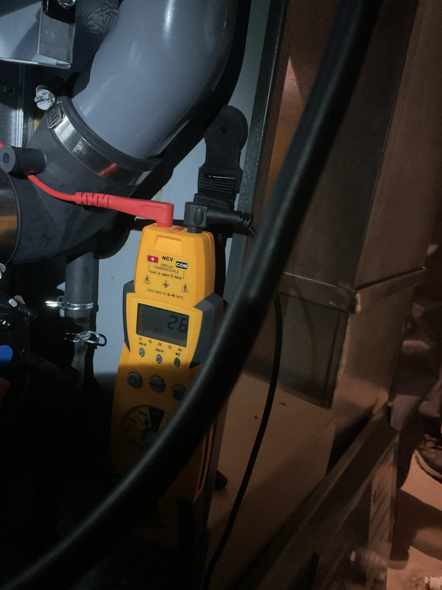 Heating check up on a 2 year old 95% Amana gas furnace. Checked and tightened all electrical connections. checked igniter, flame sensor, blower amps and inducer amps, all are in appropriate range. Checked static and found total static to be in appropriate range . Ran a combustion test and levels are in appropriate range. Tested drain lines and ensured condensate pump is clean and running properly. Replaced customer supplied filter. Checked supply and return temperatures and found a temp rise of 55 degrees which is in adequate range. System is functioning properly at time of service. 