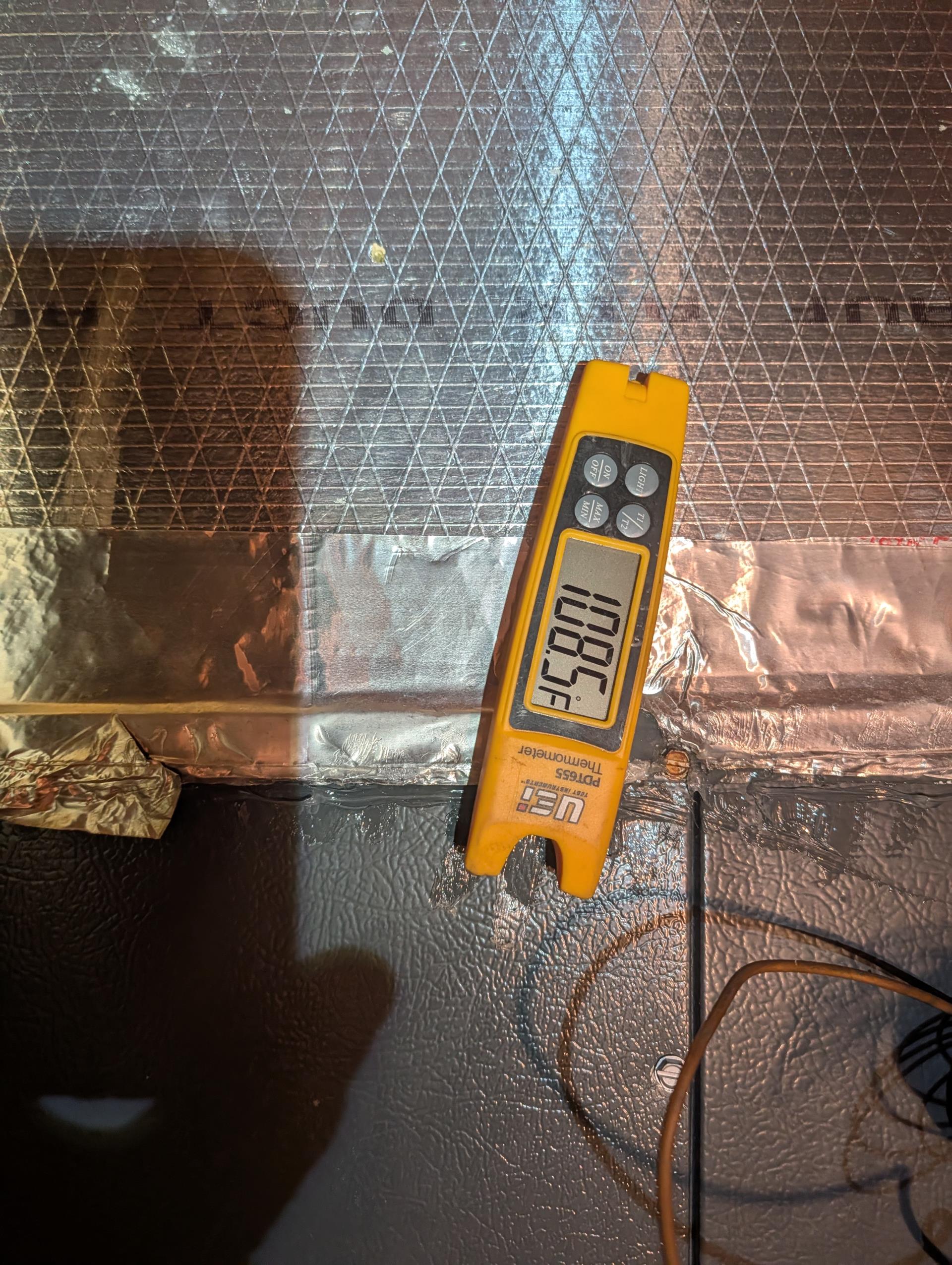 
12/1/25
Completed heat tune up for propane furnace.

Replaced 16x25x1 filter
Inspected heat exchanger, burners,  inducer assembly and hoses
There is some corrosion/flaking on front face of burners. Stainless steel burner upgrade is available. Provided mail estimate 
Inspected hot surface ignitor and verified resistance with meter
Cleaned flame sensor and verified flame rectification circuit
Measured temperature rise and static pressure
Checked wiring, controls, electric motors and components; there are no surge protectors; left estimate for a surge protector for each of the 2 main circuits of system
Checked manifold gas pressures
Inspected drains 

Combustion, draft and smoke tests: Pass

Propane  furnace is operating well at this time. 