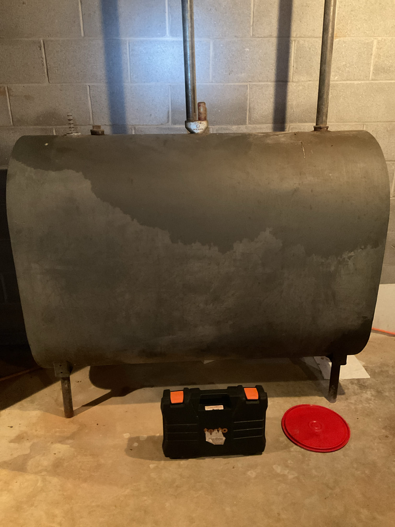 
I arrived to the customers home to service their 2 yr old oil furnace system. 
I started with checking the air filter . I checked all my electrical connections and voltages. I checked and replaced my strainer and nozzle , and the oil filter. I inspected and set my electrodes for proper gapping for optimal performance.  I inspected the flue pipe  for corrosion and pitting. Inspected my heat exchanger and the chimney for clearance. I bled the oil burner and tested system for smoke and combustion. I took temp rise splits at the return and the supply. Everything is running fine at this time of service. 

I did leave 2 estimates for replacing there 50 gallon electric water heater. 