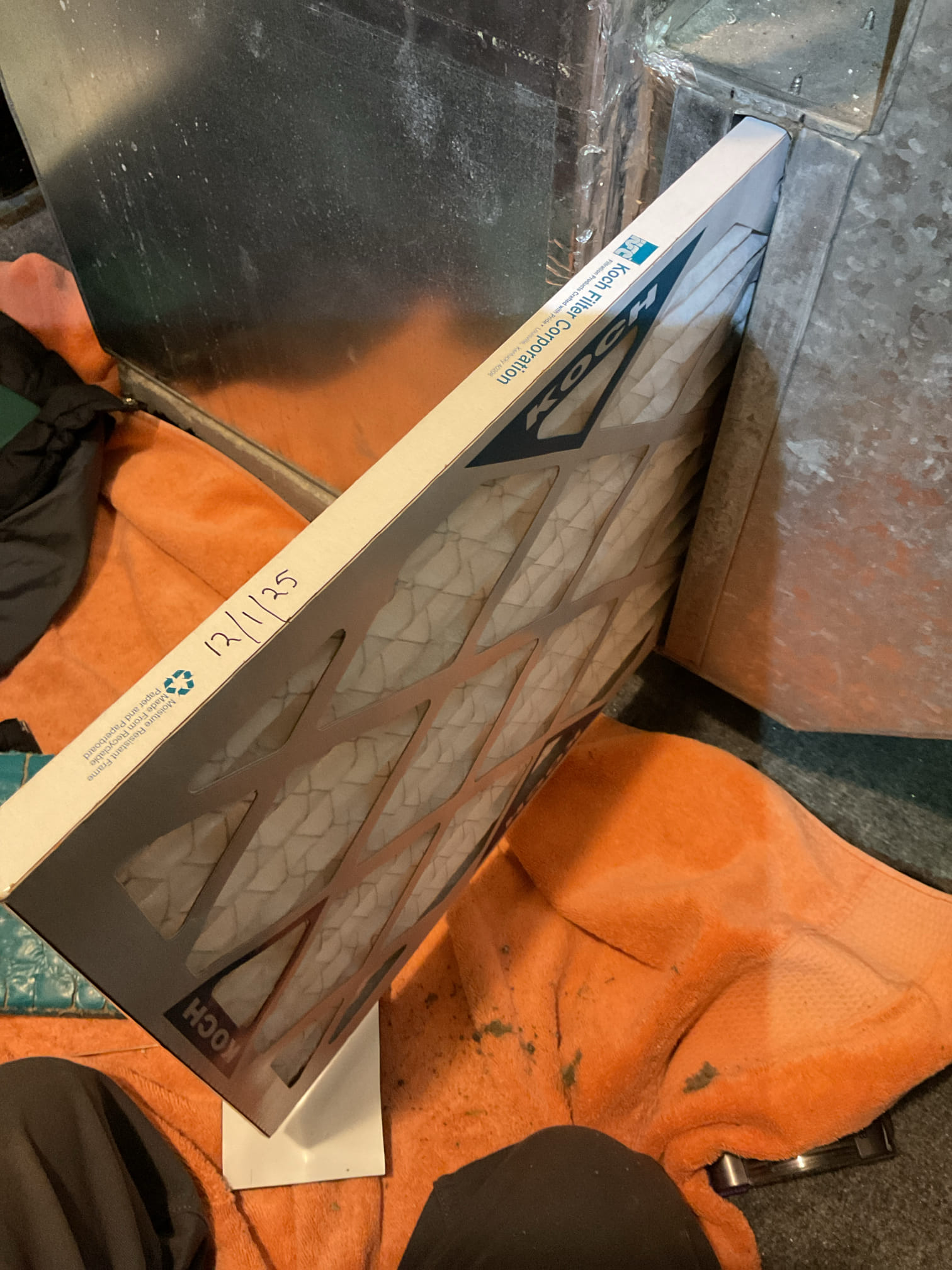 I Arrived to the customers home for a heat pump check up on a 7 yr old system . I checked all electrical connections and voltages . I checked the air filter and replaced, filter size is 15x20x1 . Inspected the indoor coil and tested electric heat package. Took temp splits for the electric heat and blower motor amperage draws. I looked at the outdoor heat pump and tested for an outdoor btu output. Inspected the outdoor components and unit pressures. Everything is working fine at this time of service. 
