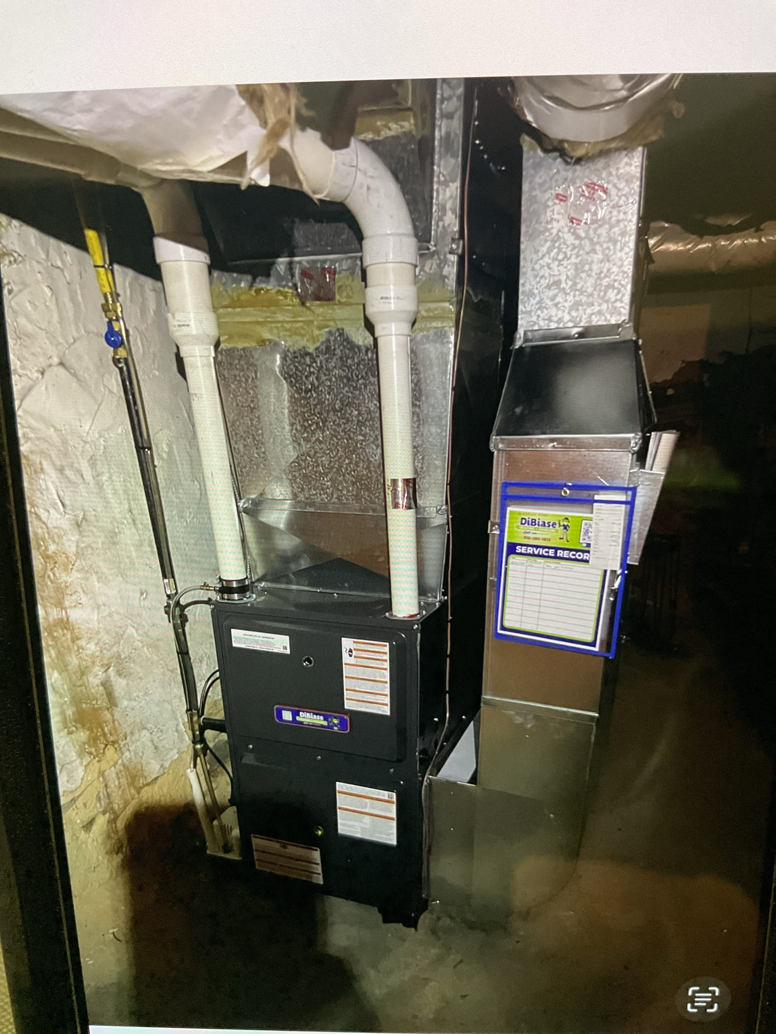 Checked dip switch setting , system test and function.  Looked over the workmanship of the install.  The customer would like a paper copy mailed to her of the paperwork/ invoice.  Fixed banging sound on the return side .  It was popping turning off and on.  System is now functioning to standards