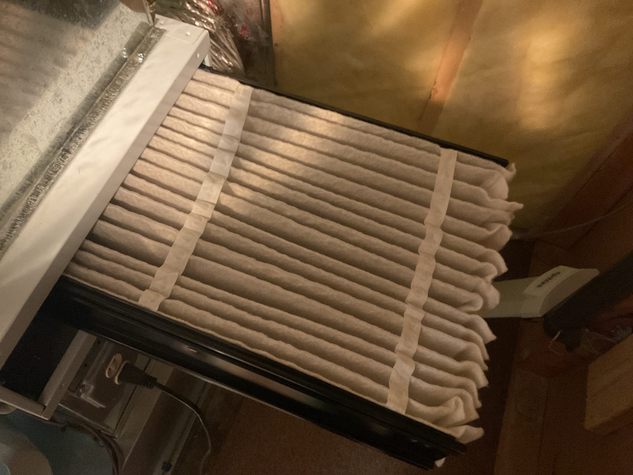 Performed precision heat tune up on 2025 trane link inverter. Aprilaire filter is ok, homeowner replaces filter. Checked temperature rise. Tested emergency heat. Tested new humidifier. Found 24 v going to solenoid and water coming into humidifier. Could not locate shut off valve. Contractor more than likely bared in drywall. They are going to get contractor to locate valve. Soliniond valve needs replaced. This is a warranty part. Heat pump system is working properly at time of service. 