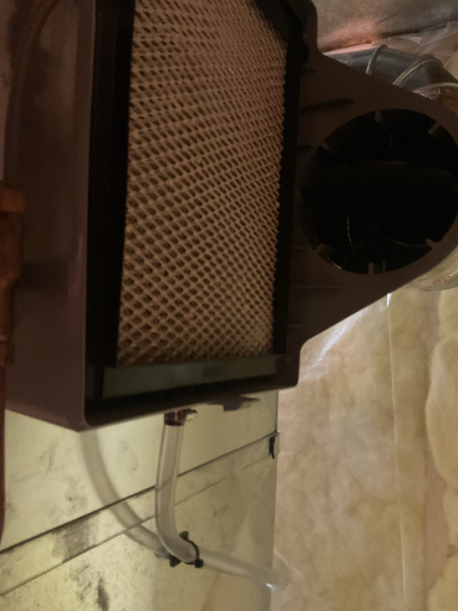 Performed precision heat tune up on 2025 trane link inverter. Aprilaire filter is ok, homeowner replaces filter. Checked temperature rise. Tested emergency heat. Tested new humidifier. Found 24 v going to solenoid and water coming into humidifier. Could not locate shut off valve. Contractor more than likely bared in drywall. They are going to get contractor to locate valve. Soliniond valve needs replaced. This is a warranty part. Heat pump system is working properly at time of service. 