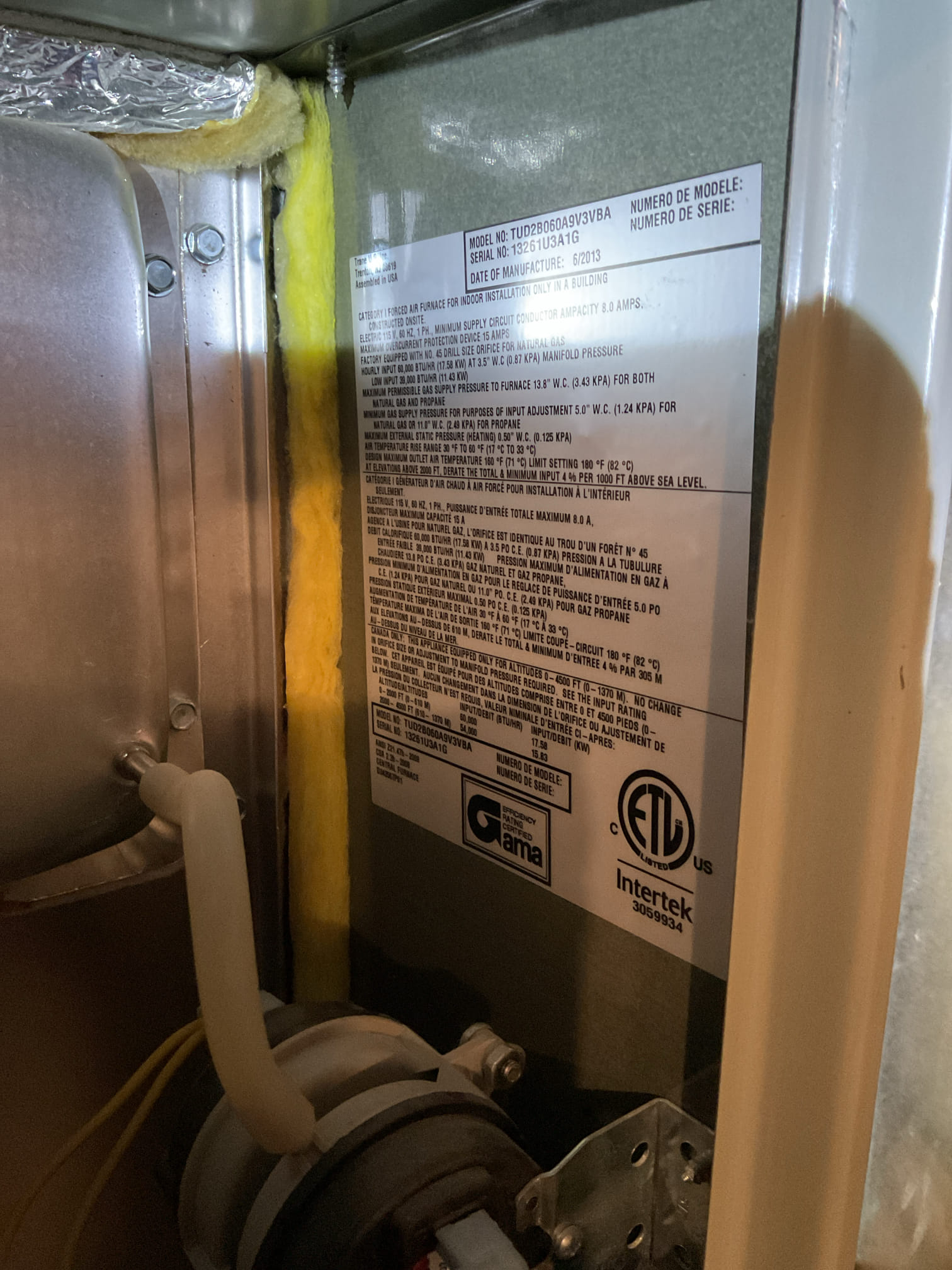 I arrived to the customers home to service their 12 yr old gas furnace system. 
I started with checking the air filter and replaced, filter size is 413 and serviced her humidifier and tested .  I checked all my electrical connections and voltages. I inspected and tested the  burners , flame sensor and the igniter. I inspected the exhaust for restrictions and rust and holes. I inspected the inducer and the blower motor operation. I checked and tested for combustion and took temp rise splits at the return and the supply. Everything is running fine at this time of service. 