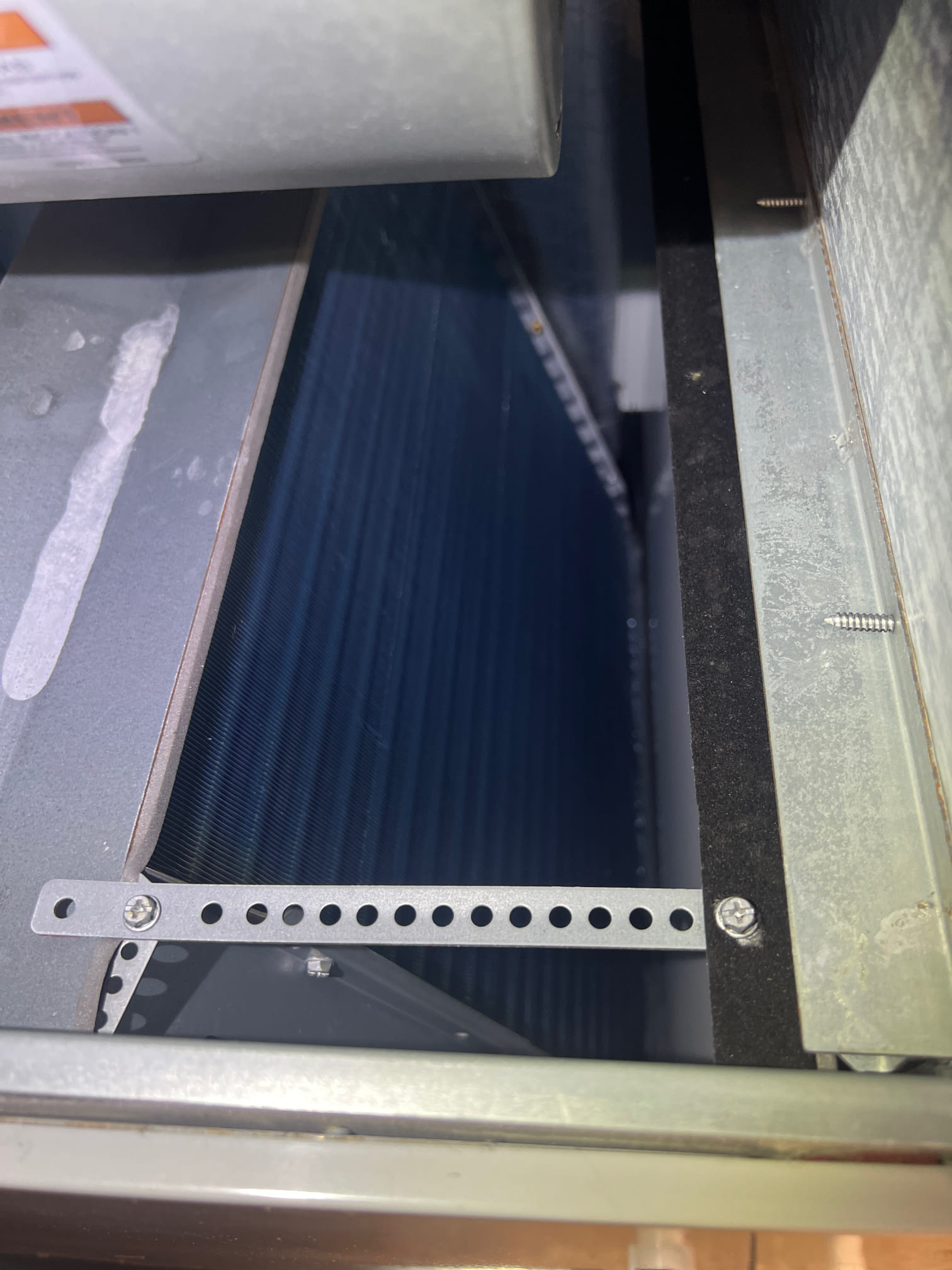 12/2/25 Tan
Performed heat inspection on 1 year old heat pump Bosch installed by us.
Confirmed ecobee thermostat settings are correct with aux lockout at  35° and no compressor lockout.
Client provided filters in site so I changed (aprilaire 213)
Inspected and tested humidifier and it is operational. Water panel looks good and firm. Ran for 10 mins without any issues. Set for 35% for winter season. No need to service today.
Checked electric heat kit, 60a x 240 = 15kw
Checked blower performance and found it within manufacture specifications.
Tested in heat mode and checked temp splits and airflow.
Found good temp difference of 30° with .3” static pressure
Inspected indoor coil and found no microbial growth.
Checked wiring and connections and confirmed all secure and tight.
Flushed and tested drain and ez trap and confirmed no restrictions.
Checked performance of outdoor unit.
With 36° outside it was expected to have some icing.
Checked pressures and confirmed good levels.
Checked compre