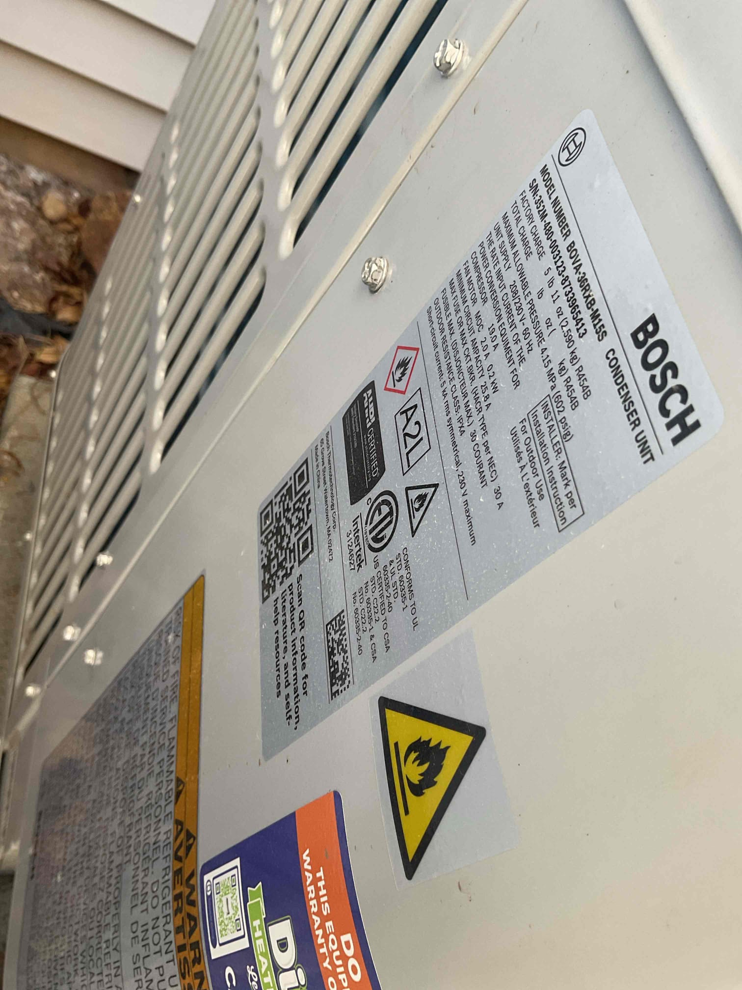 Luis 12-3-25 check heat pump operation Bosch 3 ton unit. Check all electrical connections and components inside and outside ok, test 15 kw electric heat ok. Air filter is clean. Check supply and return air temps. Customer has no use heat pump for heat at all this year. (Main heat is wood stove and pellet stove).  Cycle heat pump ok check all sensor and setting on outdoor heat pump control board ok refrigerant pressure ok used control board to check refrigerant. System is working properly at the time of service. 