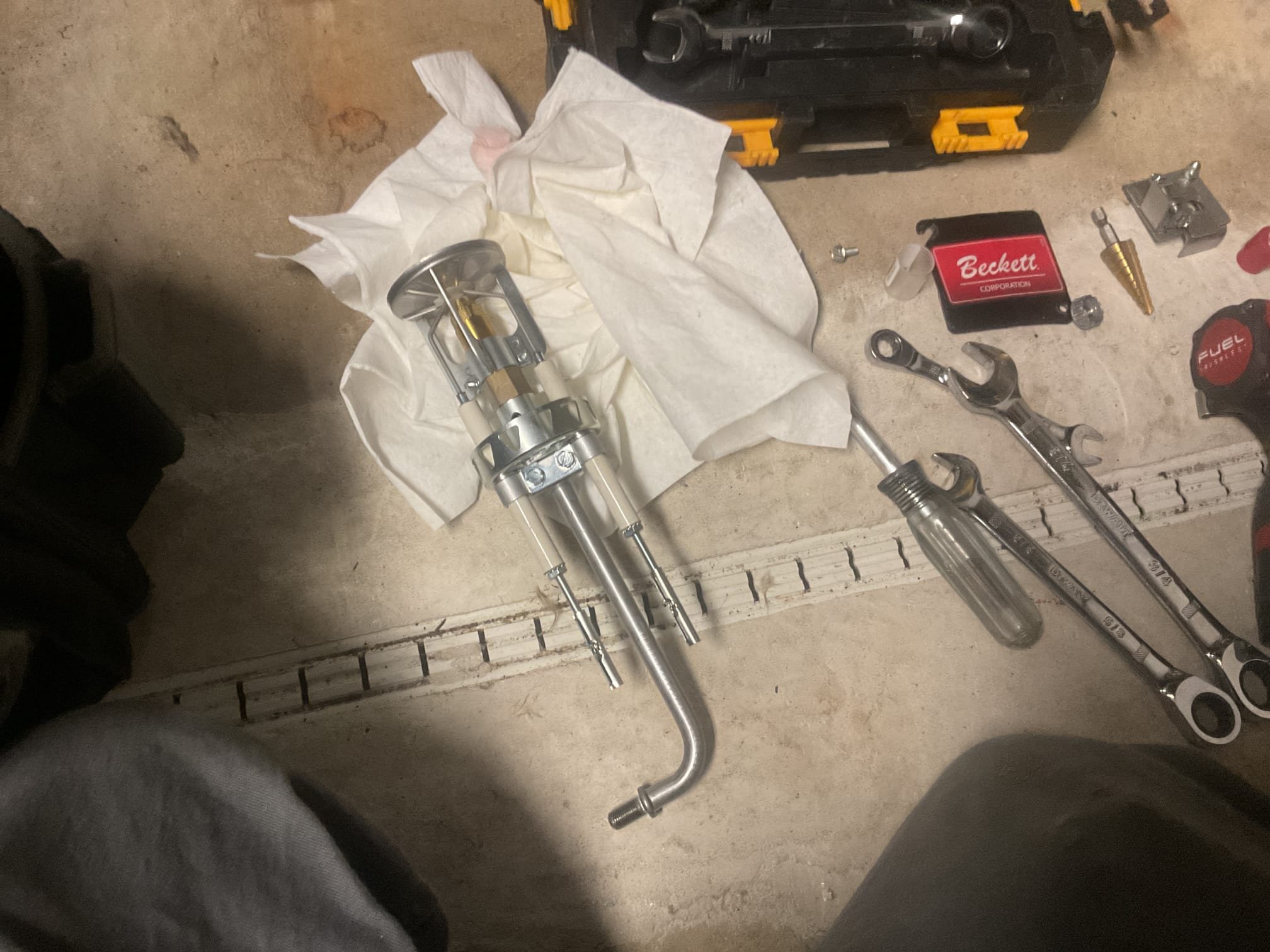 Replaced entire electrode assembly and installed new .60x60 a nozzle. Found combustion was very off after installing. Adjusted electrode assembly depth from 3 to 2 and re chechecked combustion.  Took photos. No oil leaks at this time. Our office to reach out about invoice. Furnace is working properly at time of service. 