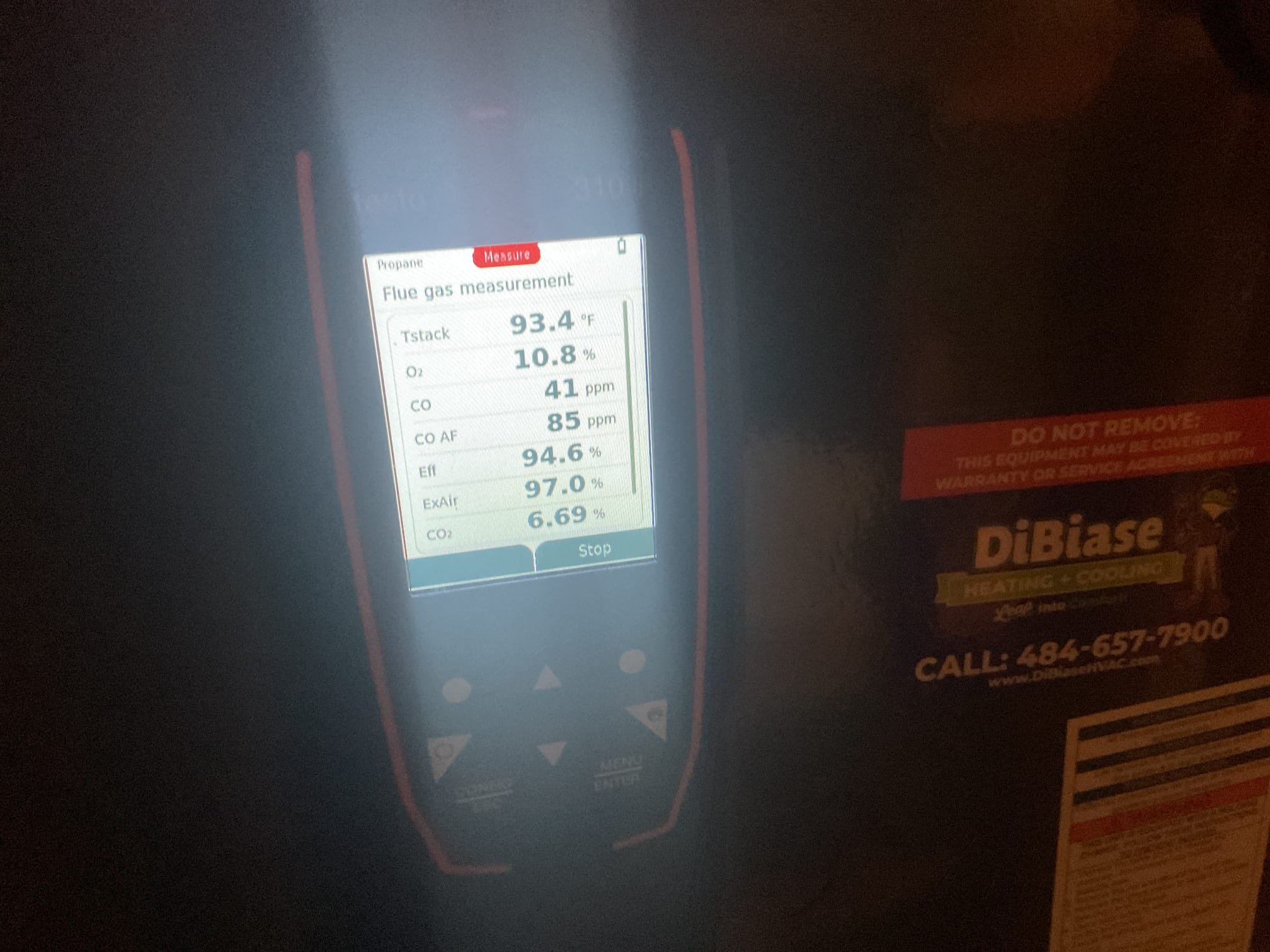 Performed precision heat tune up on (2) amana propane gas furnaces. Both 16x25x1 filters are ok. Checked all electrical connections and components. Checked temperature rise. Found burners are rusted on 1st floor system but were just cleaned by previous technician. Recommend upgrading to stainless steel burners. Also found no surge protection on 1st and 2nd floor blower motors, provided estimate. Cleaned flame sensors. Checked resistance of hsi. Performed combustion test. Both gas furnaces are working at time of service. 