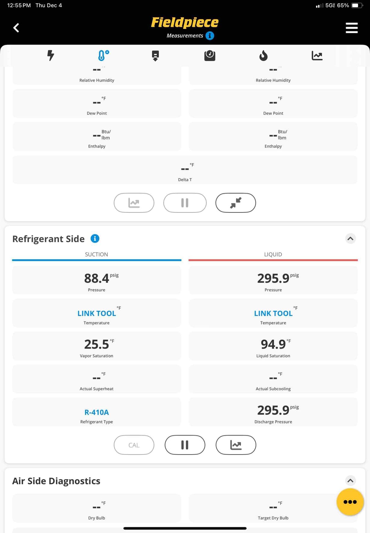 Luis 12-4-25 performed heat pump inspect in two units. First floor and second floor. On second floor replace filter test back up heat 10 kw inspect coils and blower.  Check supply and return air temps check regular heat mode. Refrigerant levels and pressures ok capacitor and contactor ok. Indoor coil is showing major bacteria growth.  20x20x5

First floor heat pump Bryant from 1998. Customer is aware unit condition, inspect indoor and outdoor units. Indoor coils is cover 100% with bacteria growth. Capacitor reading below standards, air filter ok. Check outdoor unit refrigerant levels and pressures. R22. Compressor starting to make noise. Customer will run unit until totally dies. 
