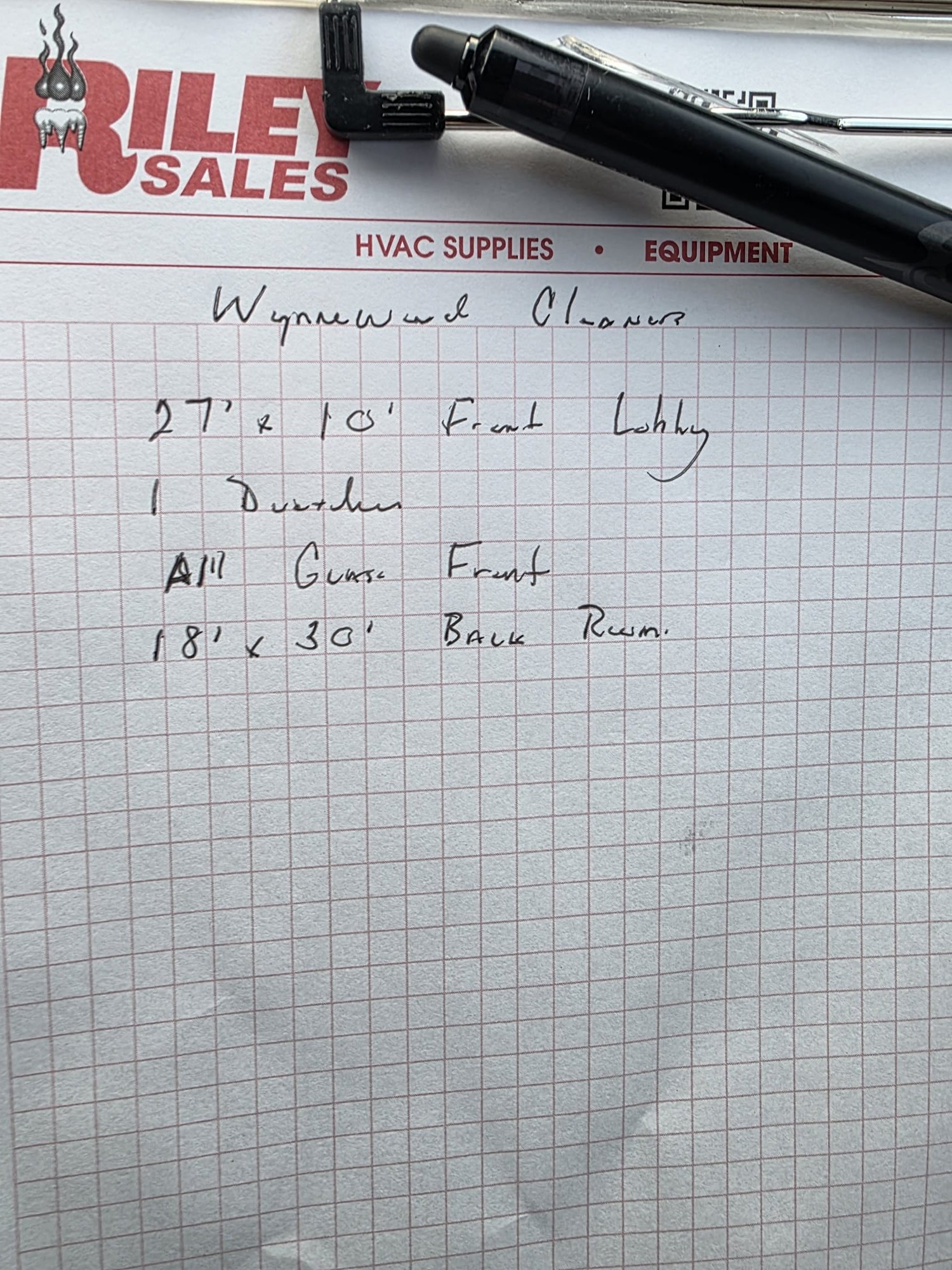 Reviewed cleaners to gather information for load calculation to determine best solution for heating and cooling.