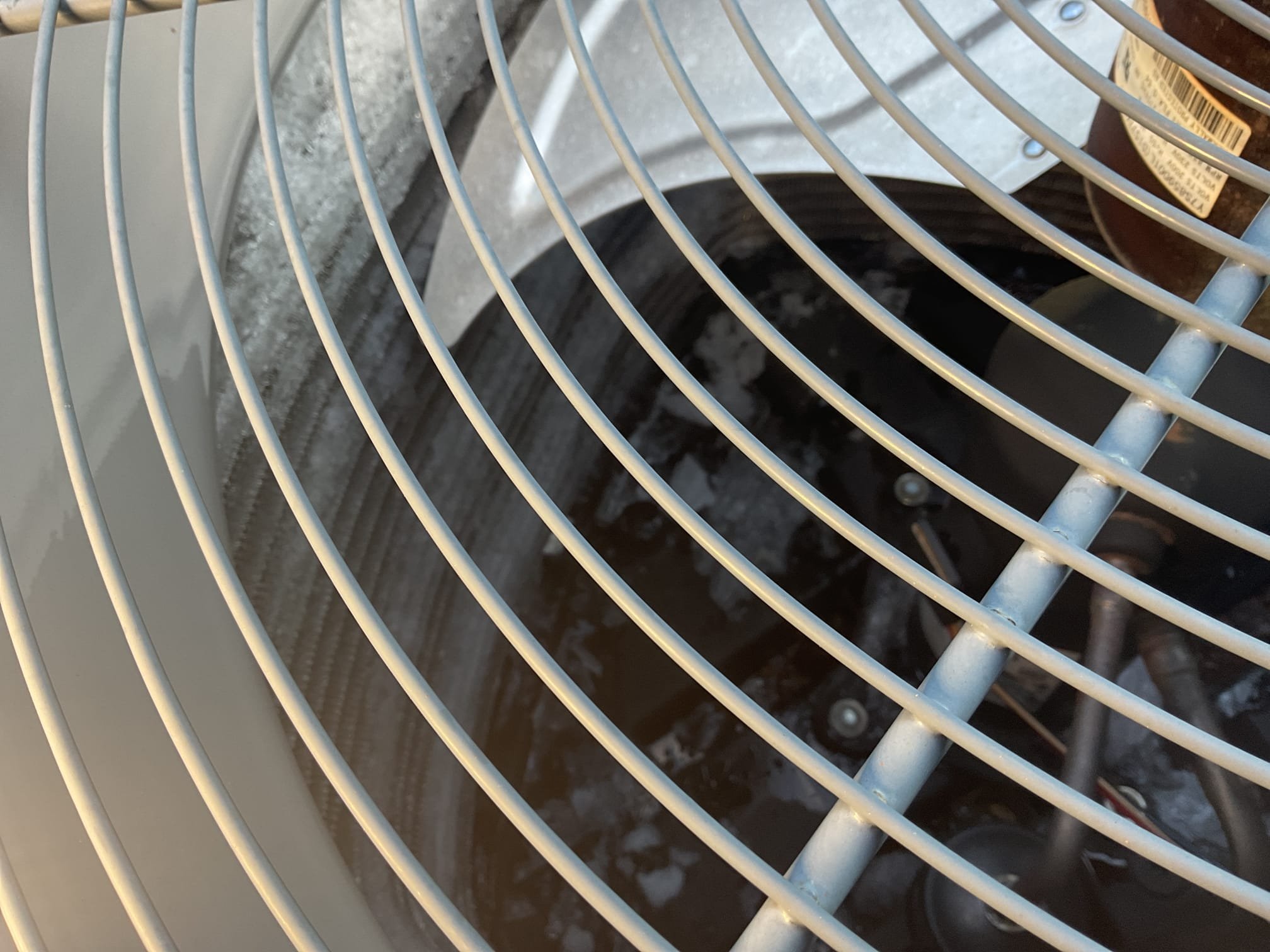 Fully checked over heat pump system. Checked 410a refrigerant pressures they were 318/88 very good. Found some ice on the outside coil when I arrived. Put demand defrost board into force test mode and unit completely defrosted. Which in theory means that defrost control should defrost system on its own. Checked temperature rise it was 21 degrees. Let Christine know to keep any eye out to make sure heat pump is defrosting itself. Heat pump is working properly at time of service. Let Christine know that if system is not properly defrosting it will need a defrost board and sensors. 