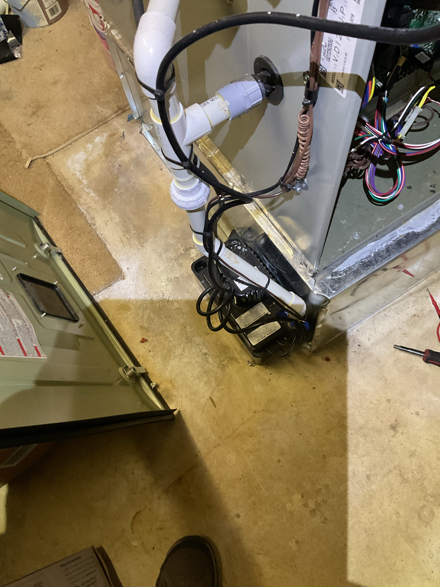 12/04/25 Dan 

2 furnace check ups . 
I arrived to the customers home to service their 10 yr old system and there 7 yr old system.
I started with checking the air filters and replaced both customer supplies his own filters. I did service and test both humidifier systems #10/#35 water panels set both humidifiers at 35% . I checked all my electrical connections and voltages. I inspected and tested the  burners , flame sensors and the igniters on both units. I water tested all tubing and hoses. I inspected the exhaust and fresh air pipe for restrictions and bellies. I inspected the inducer and the blower motor operations for both units. I checked and tested for combustion and took temp rise splits at the return and the supply's on both systems . Both heat systems are working fine at this time of service. I sent a payment link to the customer for the $378.00 renewal and the 2 humidifier services for $59.00 each , grand total due is $496.00

I recommended water  protection for the 1st floor