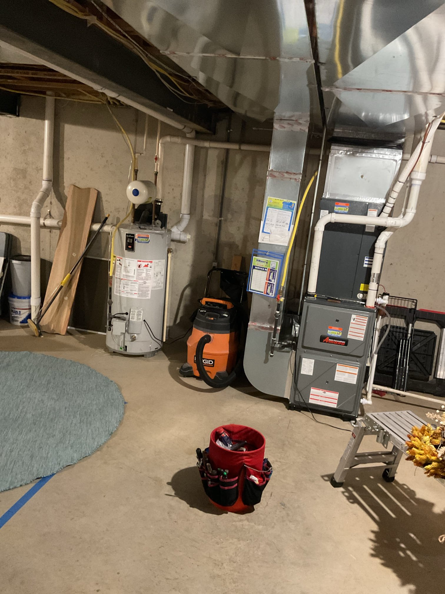 Luis 12-5-25 gas heat tune up 


Inspected burners, heat exchanger, pressure switches and inducer assembly
Cleaned flame sensor and verified flame rectification circuit
Inspected ignitor and clean sensor 
Confirmed proper manifold gas pressures
Measured temperature rise ok  and check static pressure
 checked drain
Inspected wiring, controls, electric motors and components;  no surge protection customer is aware no surge protection, performed Combustion and draft tests

System operating well at this time

Homeowner paid for plan renewal today.
