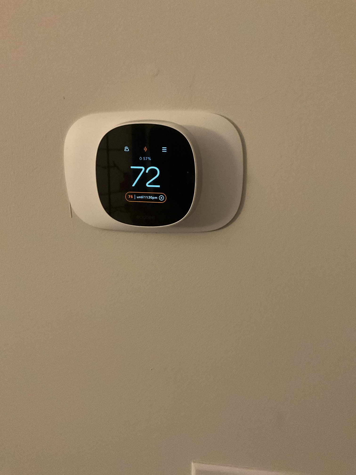 12/5/25 Dan 

I arrived to the customers home for a QA on a dehumidifier. Joe was here as well with me . We found there was a whistling sound type of acoustic sound coming from the first floor returns. We are recommending to replace the 10 inch metal run out from the dehumidifier to the return and replace it with 10 inch flex . This should help dampen down the sound through the returns. I also replaced a thermostat on the first floor for their daughter’s room to an ecobee Wi-Fi thermostat . The customer wanted to be able to operate the thermostat without bothering her daughter in her bedroom when she’s sleeping. I collected $446.25 for the new thermostat installation, paid by cc. The dehumidifier looks good just some noise from the 10” round metal pipe. 